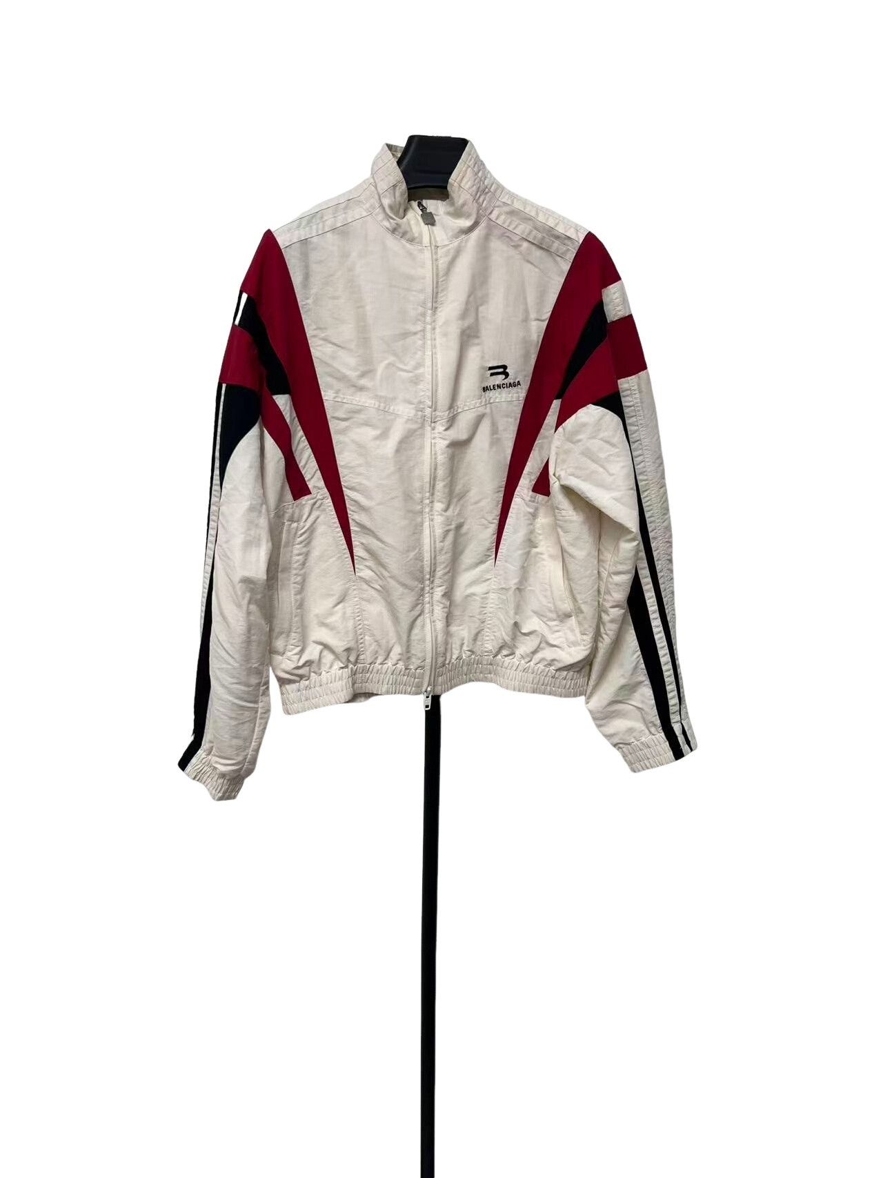 Balenciaga Balenciaga Contrast Logo Zip Jacket XS Size XS / US 0-2 / IT 36-38 - 1 Thumbnail
