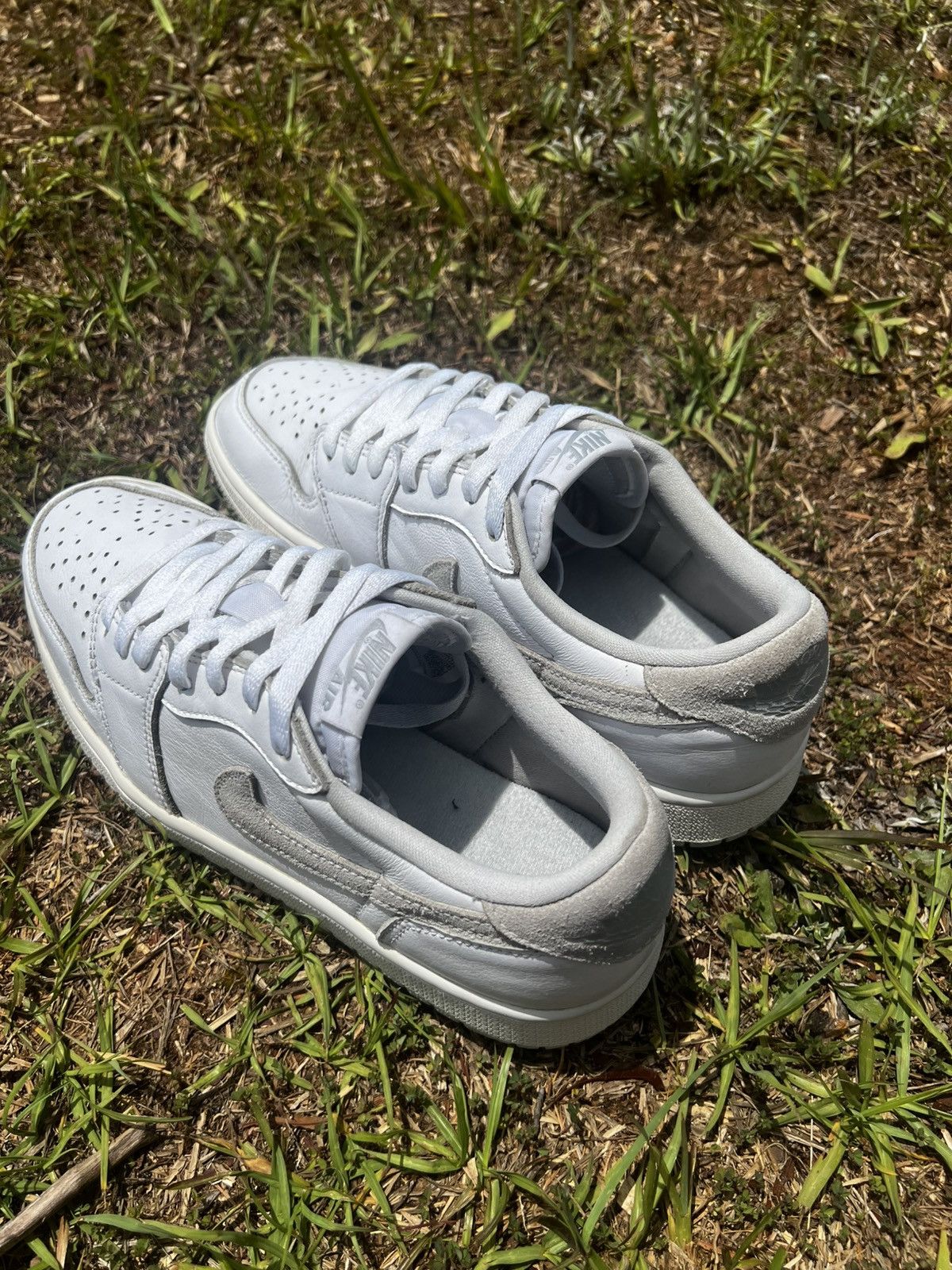 Jordan Brand CLEAN Air Jordan 1 Low size 9.5 Mens Neutral Grey Retro Size US 9.5 / EU 42-43 - 8 Thumbnail