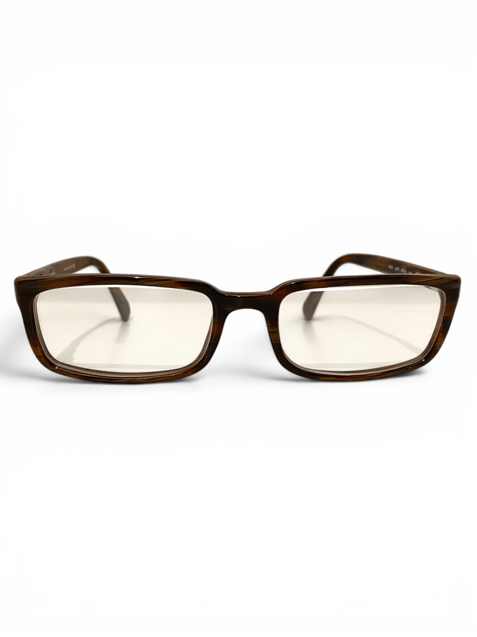 Chanel Chanel CC Logo Square Brown 3023 Eyeglasses Vintage Y2K Size ONE SIZE - 4 Thumbnail