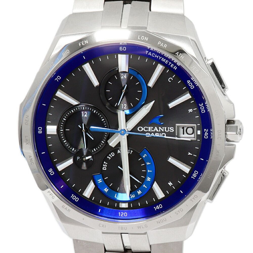 Other Other Casio OCEANUS OCW-S5000 Titanium Watch Metal Quartz OCW-S5000-1AJF DUTY FREE for USA Size ONE SIZE - 1 Thumbnail