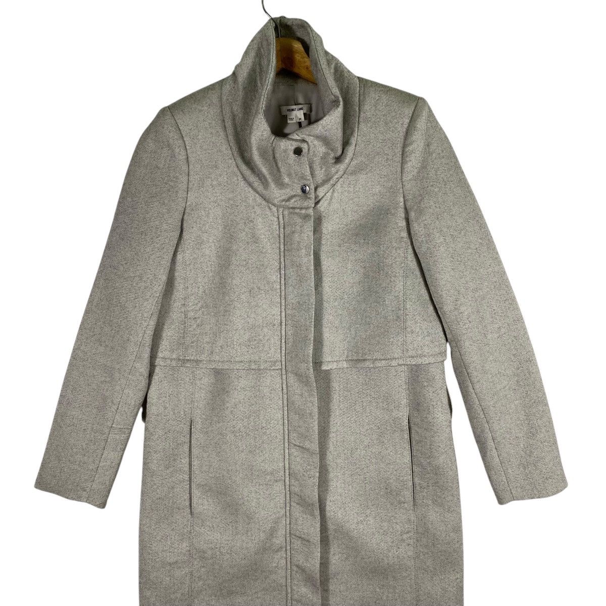 Helmut Lang Helmut Lang Wool Blend Belted Coat Size (P) Size S / US 4 / IT 40 - 4 Thumbnail