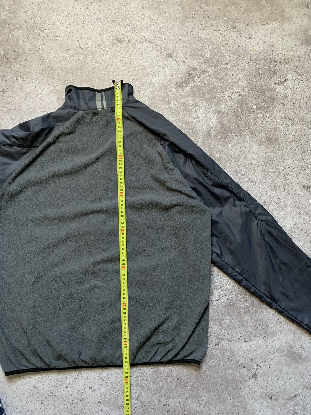 Nike Vintage Nike Fleece Nylon Sleeve Zip Orange Swoosh Size US XL / EU 56 / 4 - 13 Thumbnail