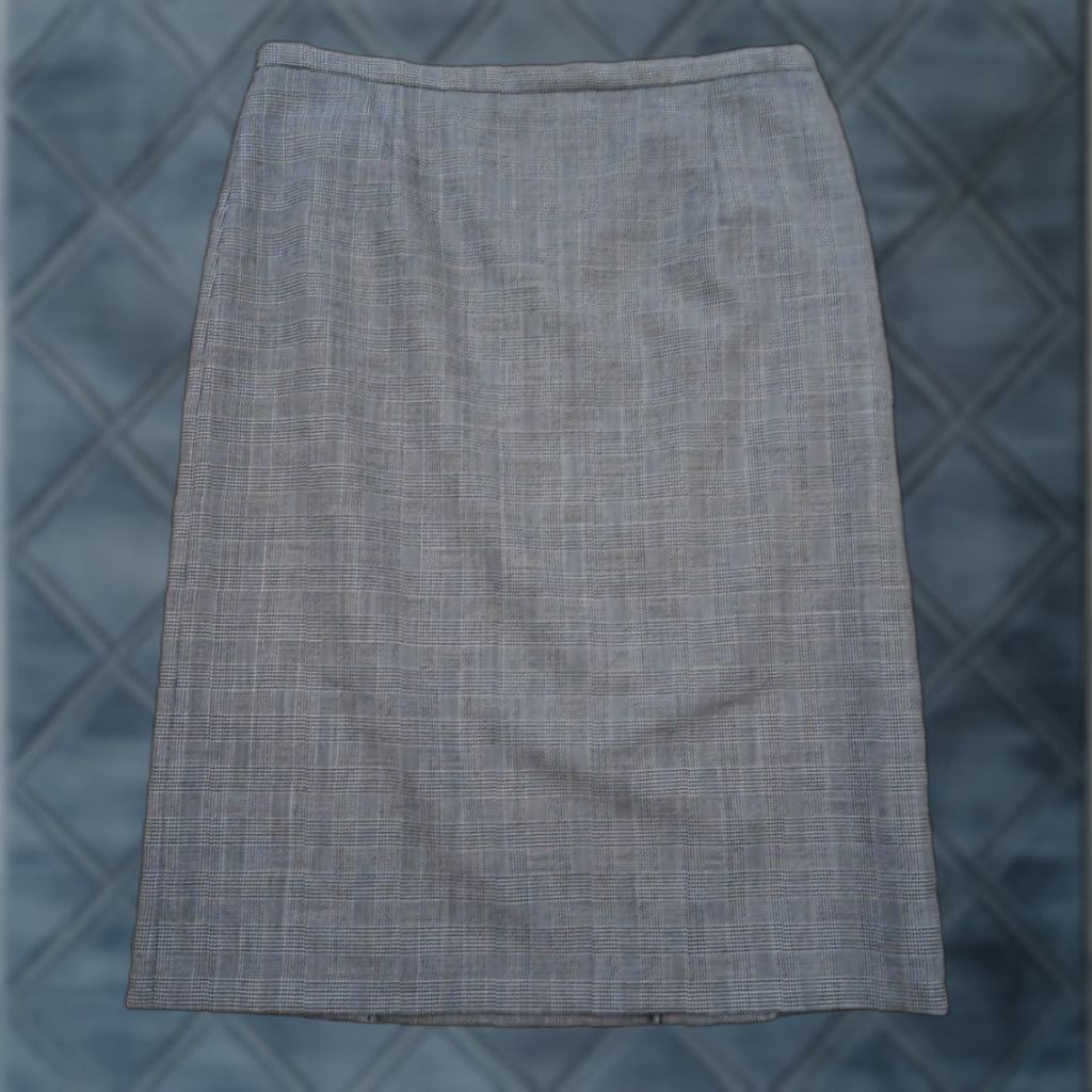 Pendleton Pendleton Skirt Women Knee Length Gray Plaid Lined Wool Pleated Size 8 Petite USA Size 30" / US 8 / IT 44 - 1 Thumbnail