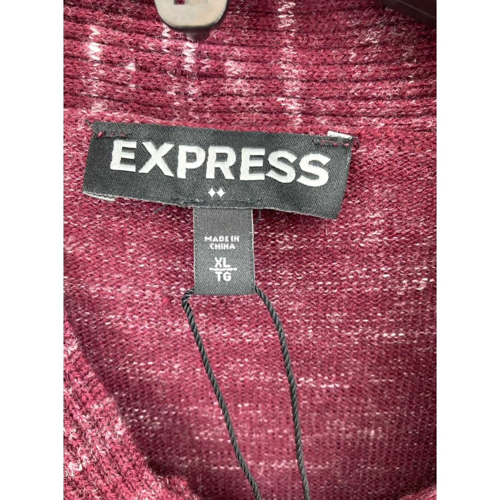 Express **Express Mens XL Heathered Maroon Red Wool Blend Henley Sweater NWT** User: Express Mens XL Heathered Maroon Red Wool Blend Henley Sweater NWT Size US XL / EU 56 / 4 - 7 Thumbnail
