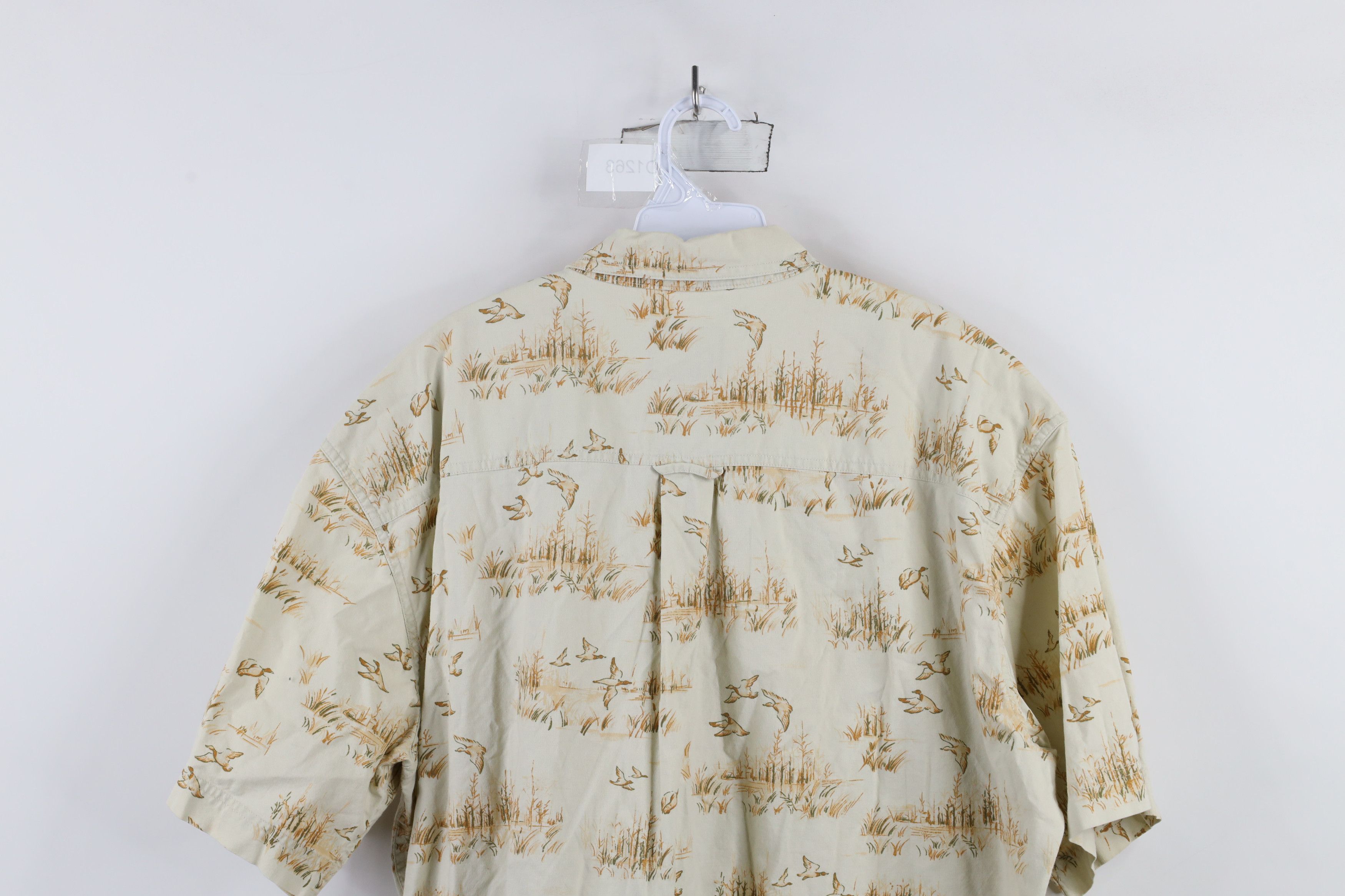 Vintage × Woolrich Woolen Mills Vintage 90s Woolrich Print Short Sleeve Button Down Shirt Size US L / EU 52-54 / 3 - 11 Thumbnail