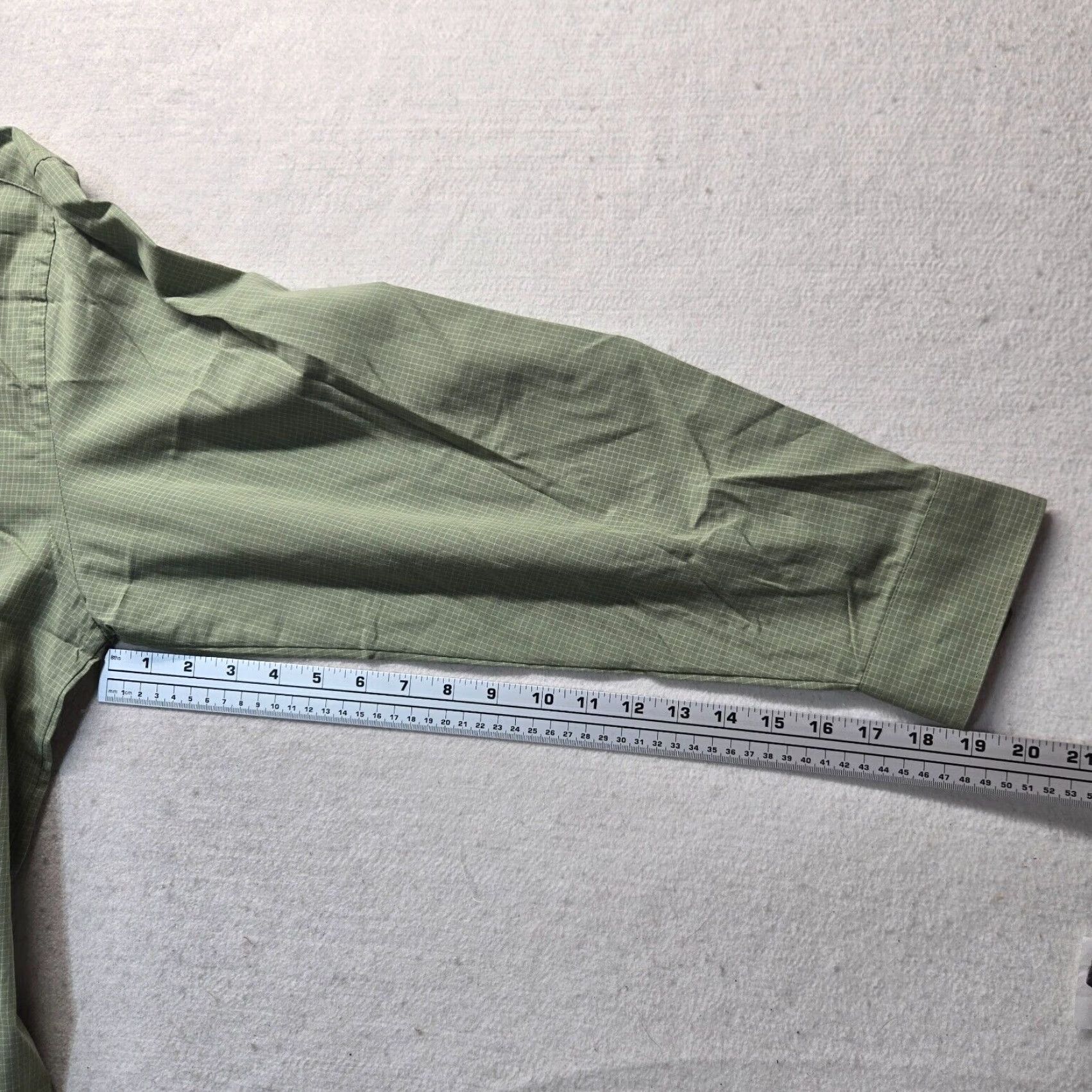 Van Heusen Van Heusen Green Geometric Button-Up Shirt Long Sleeve Adult XL Men's Size US XL / EU 56 / 4 - 5 Thumbnail