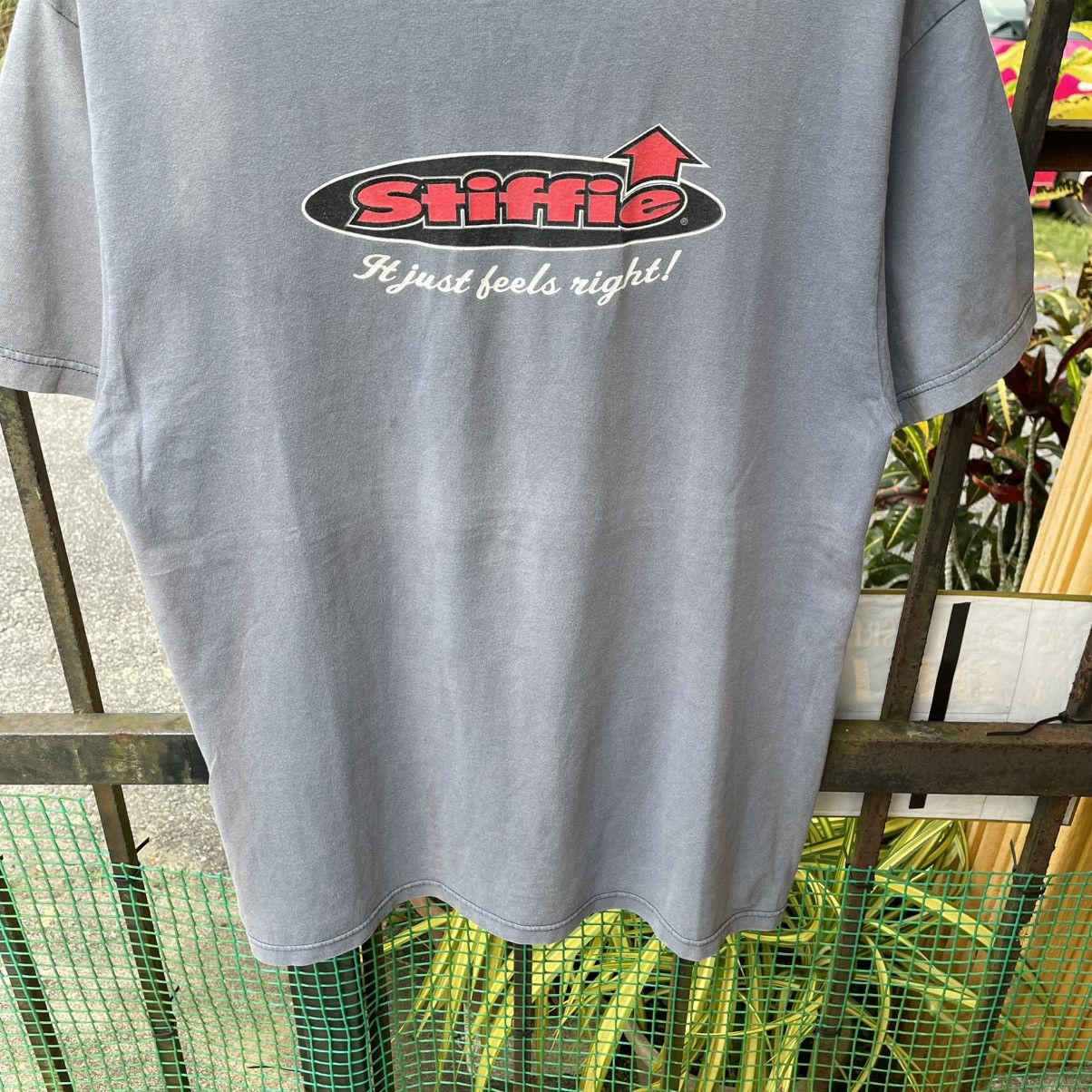 Welcome Skateboards 🔥Vintage 90s Stiffies Double Mirror Print Skateboard Tee Size US L / EU 52-54 / 3 - 5 Thumbnail