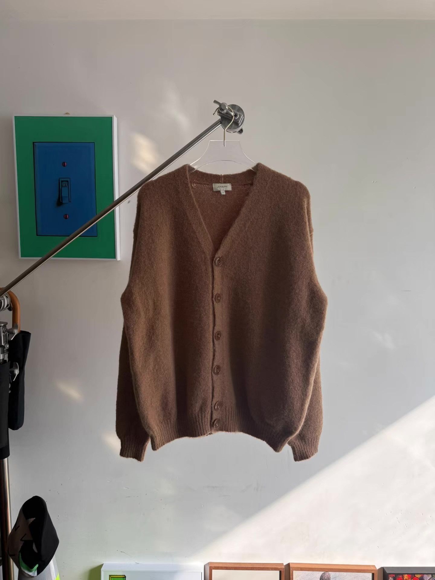 Lemaire Lemaire camel mohair cardigan Q17 Size US S / EU 44-46 / 1 - 1 Thumbnail