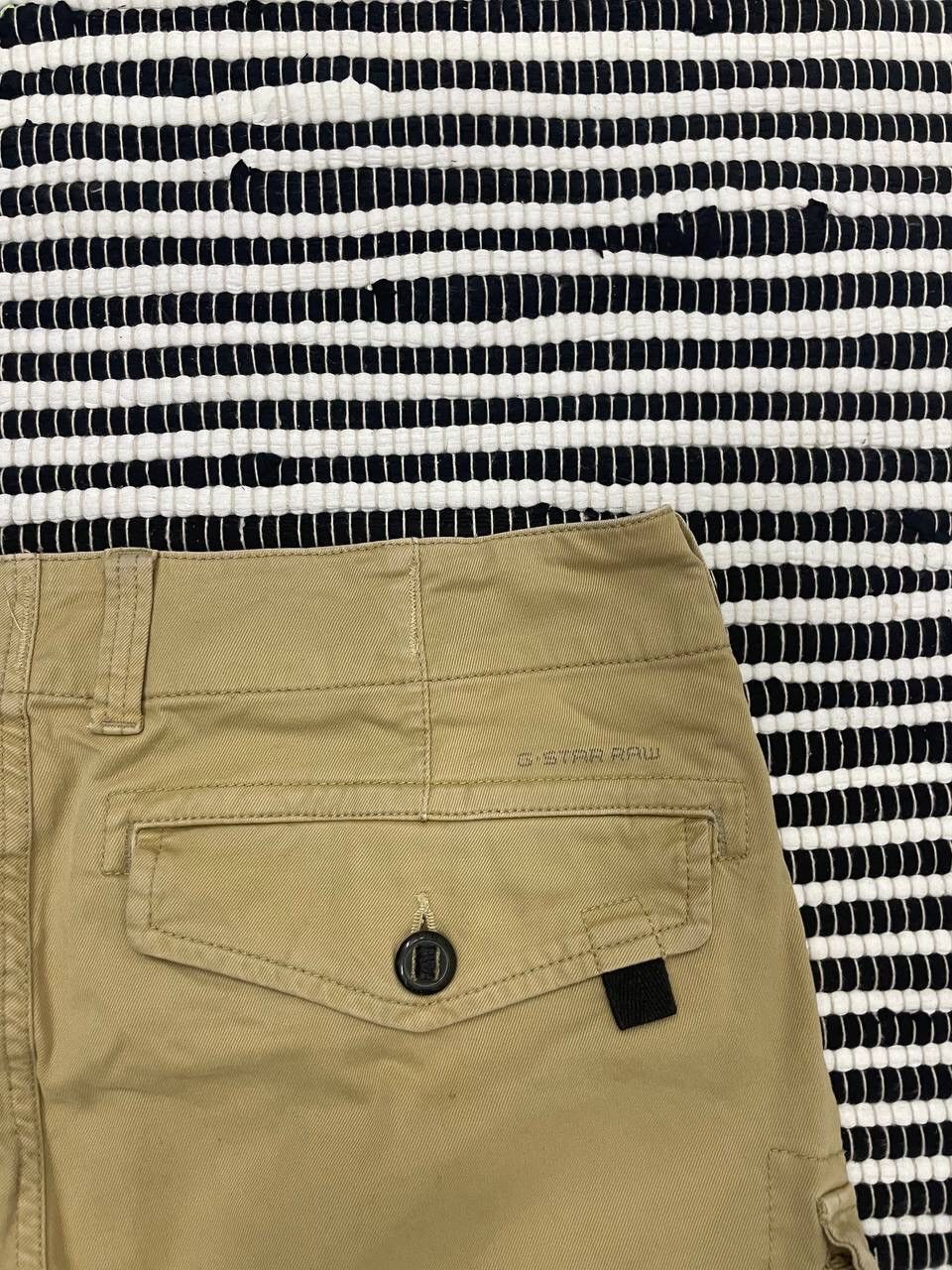 G-Star × Japanese Brand × Vintage Vintage G Star Raw Cargo Roxic Short Y2K Size US 33 - 7 Thumbnail