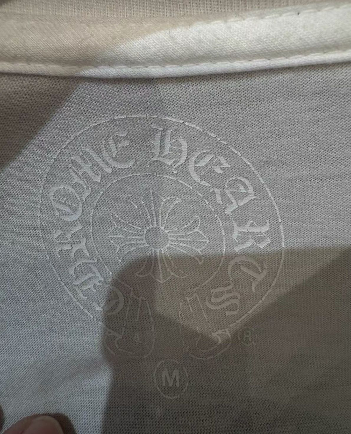 Chrome Hearts Chrome Hearts White Cross Scroll Ring Print Short Sleeve Tee Size US M / EU 48-50 / 2 - 4 Thumbnail