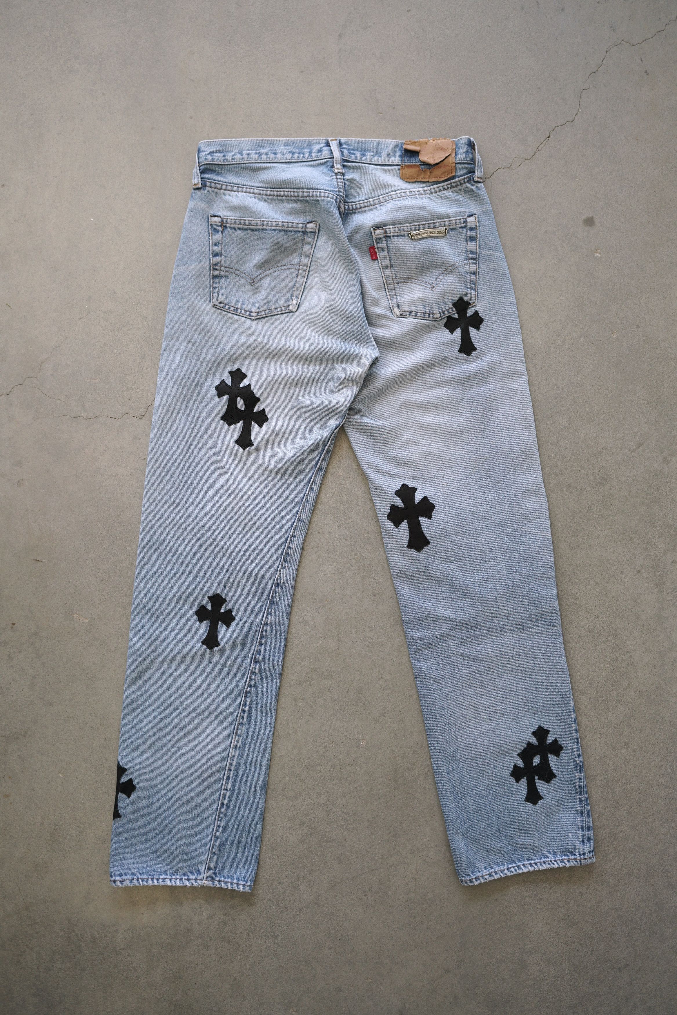 Amiri Jeans Black White Stripe 29