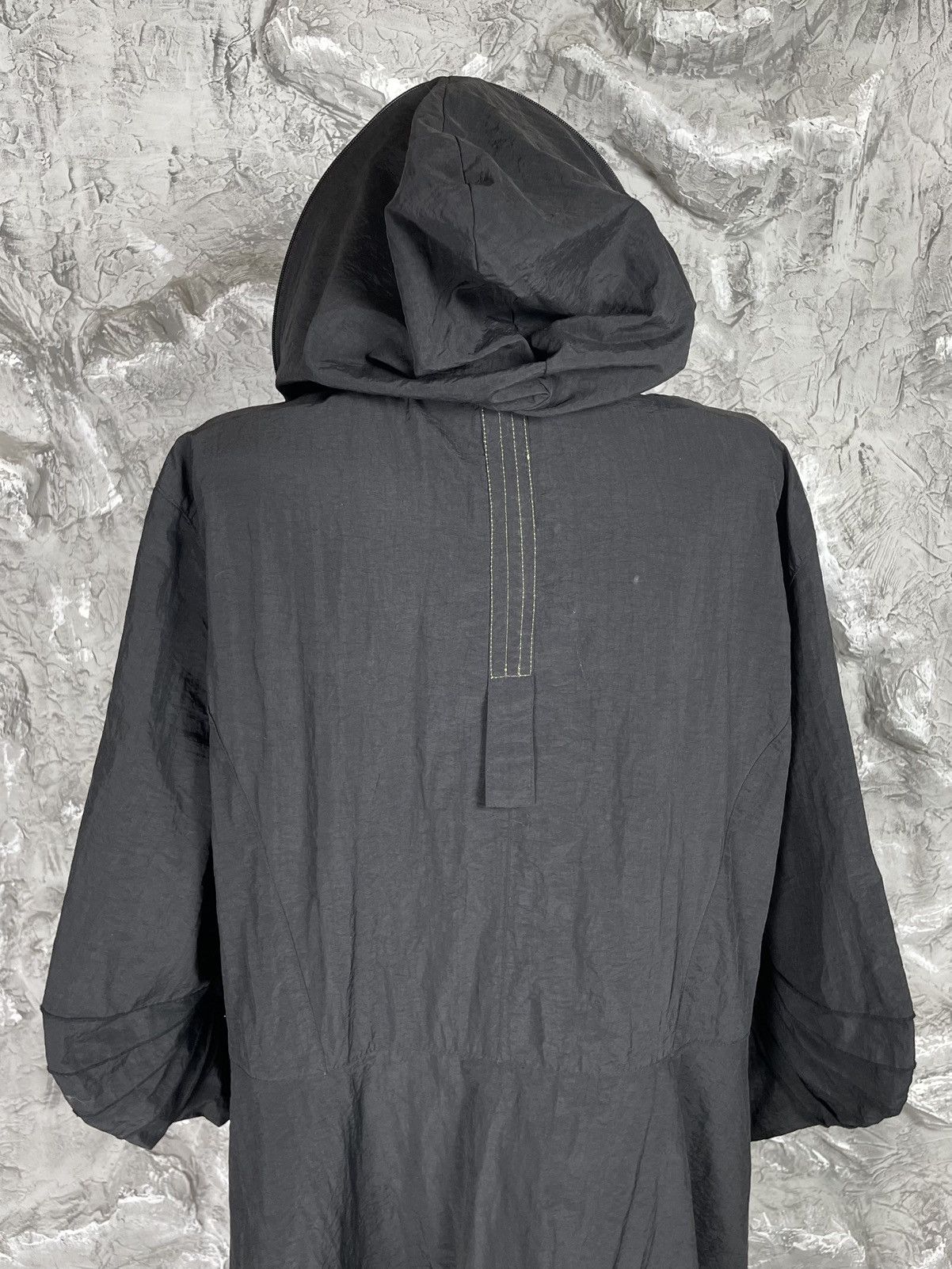 Japanese Brand × Junya Watanabe × Le Grande Bleu (L.G.B.) Vintage Nylon Coat Huge Hood Yohji Issey Miyake Archive Vibe Size US M / EU 48-50 / 2 - 12 Thumbnail