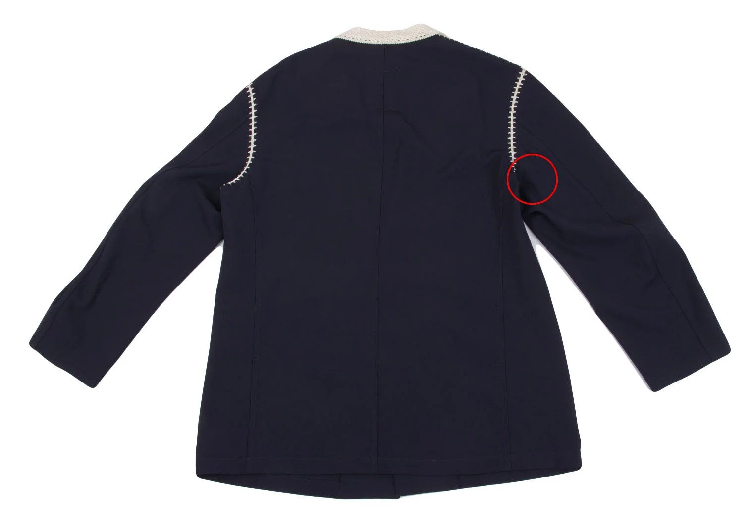 Yohji Yamamoto Yohji Yamamoto Crochet Wool Gabardine Jacket Size US M / EU 48-50 / 2 - 12 Thumbnail