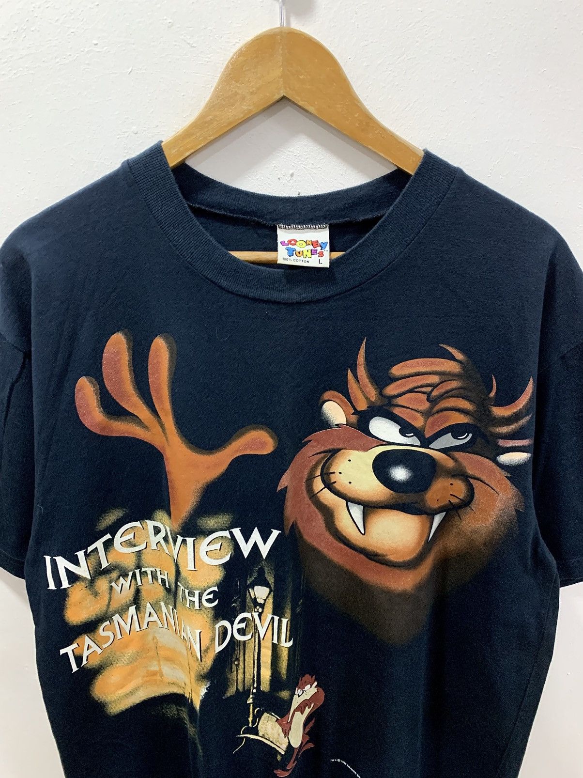 Vintage VINTAGE 1996 TAZ - LOONEY TUNES TOP HEAVY TAG T-SHIRT Size US L / EU 52-54 / 3 - 2 Thumbnail