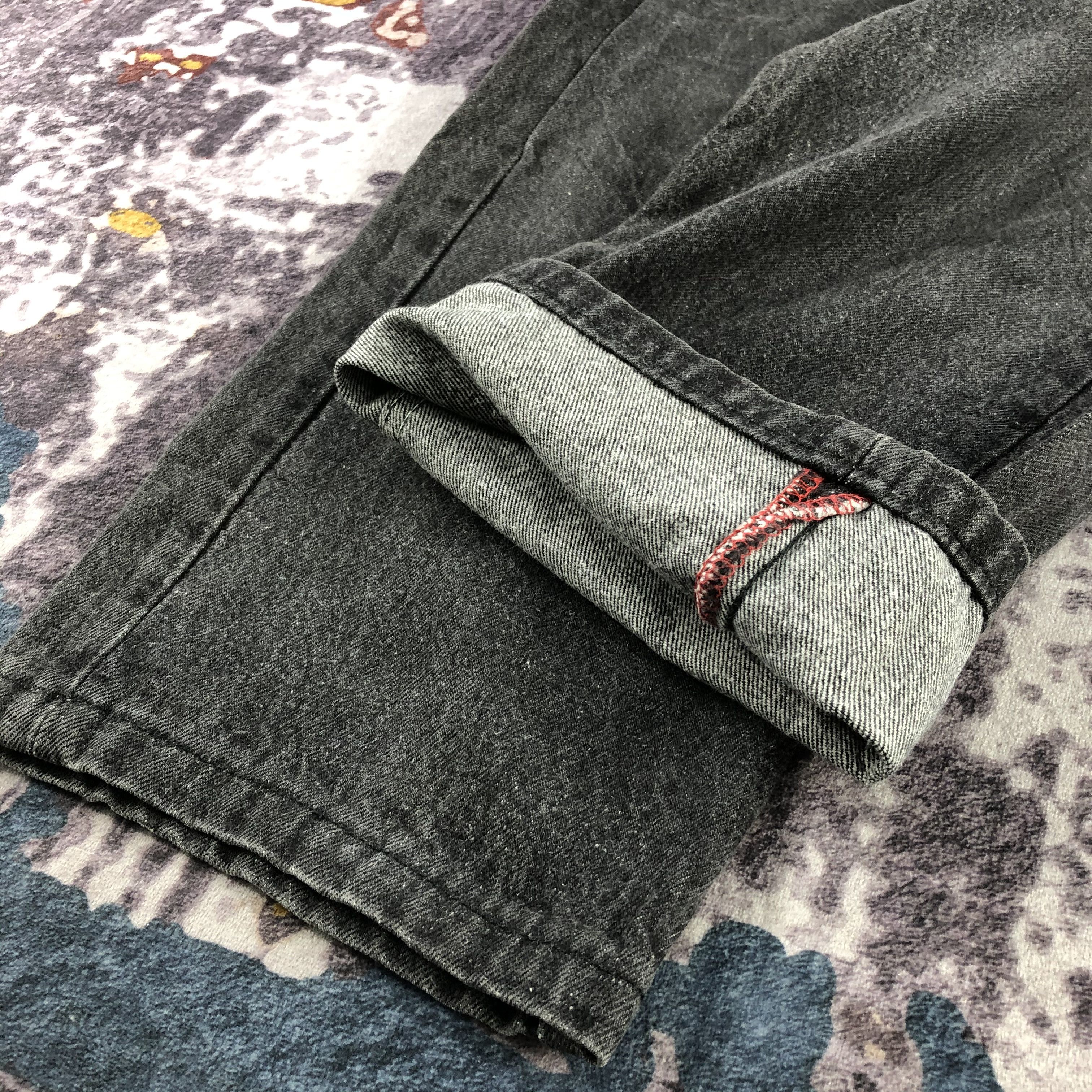 Levi's Vintage 90s Faded Black Levis 501 Jeans-JM2933 Size US 31 - 5 Thumbnail