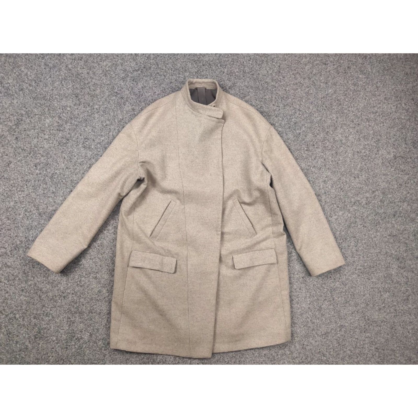 Brunello Cucinelli Brunello Cucinelli Wool Cashmere Blend Women’s Beige Coat Mid Jacket Coat Size M / US 6-8 / IT 42-44 - 5 Thumbnail