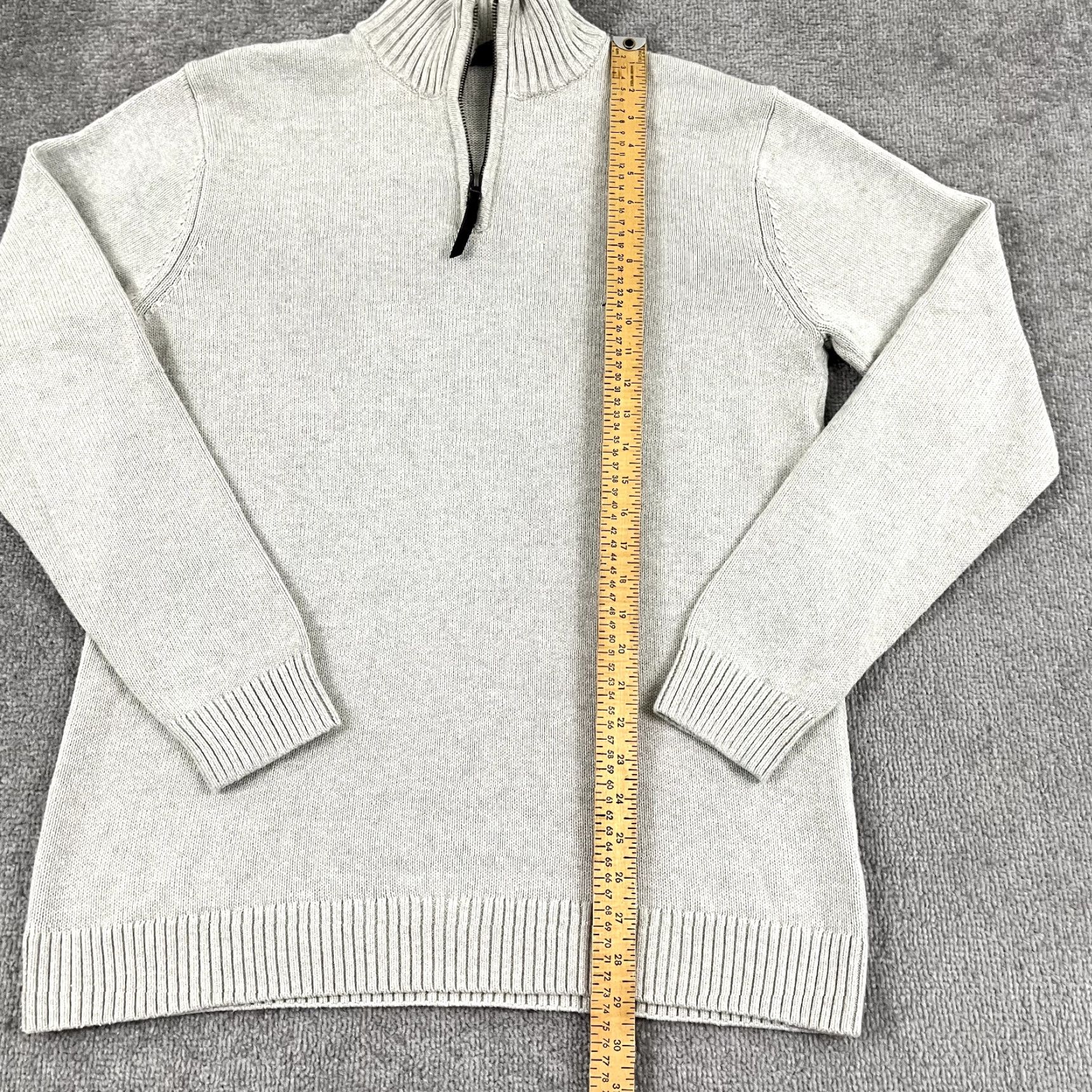 Rodd & Gunn RODD & GUNN Sweater Mens Medium Gray Knit Merrick Bay 1/4 Zip Pullover Size US M / EU 48-50 / 2 - 5 Thumbnail