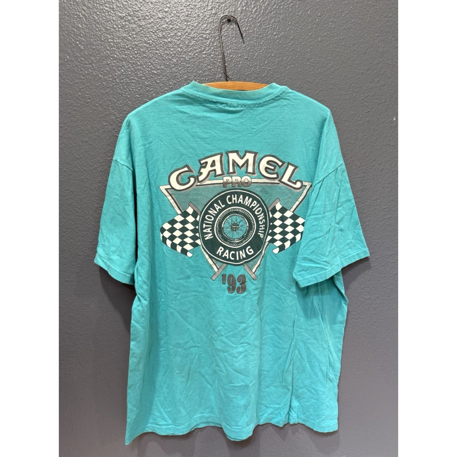 Camel VINTAGE 1993 Camel Pro Blue AMA Tee XL Shirt Mens Size US XL / EU 56 / 4 - 6 Thumbnail