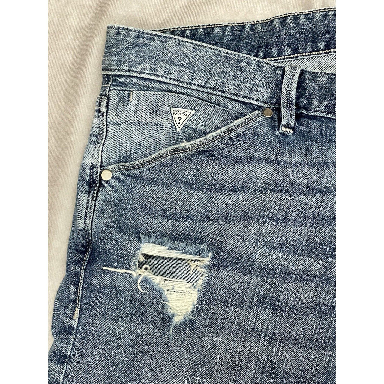 Guess Guess Mens Jeans size 38x30 Slim Taper Moto Tapered Stretch Size US 38 / EU 54 - 9 Thumbnail