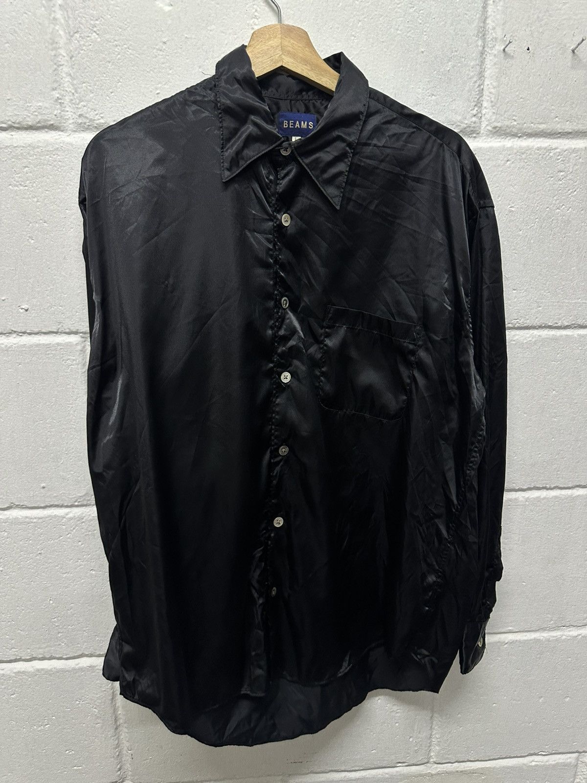 Beams Plus 1990 - Beams Japan 100% Nylon Pocket Button Up Shirt Size US L / EU 52-54 / 3 - 13 Thumbnail
