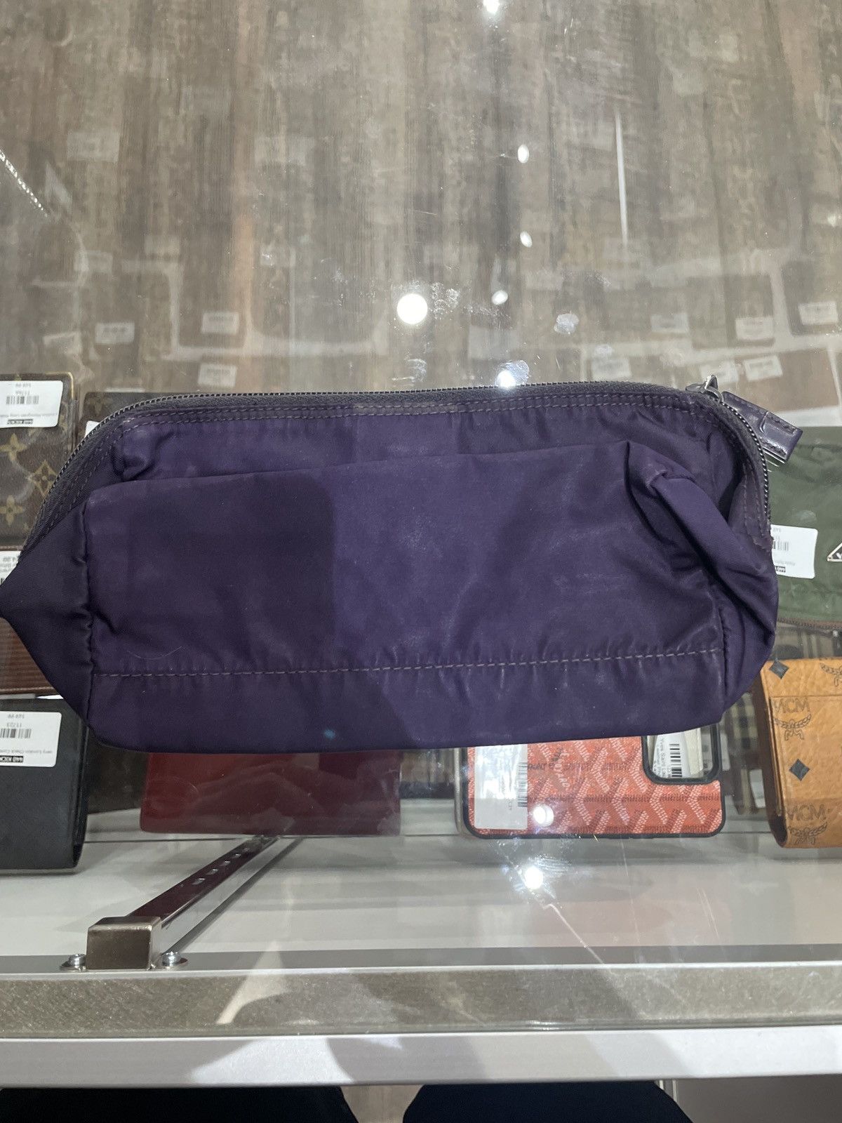 Prada Prada Long Nylon Pouch Deep Purple Size ONE SIZE - 3 Thumbnail
