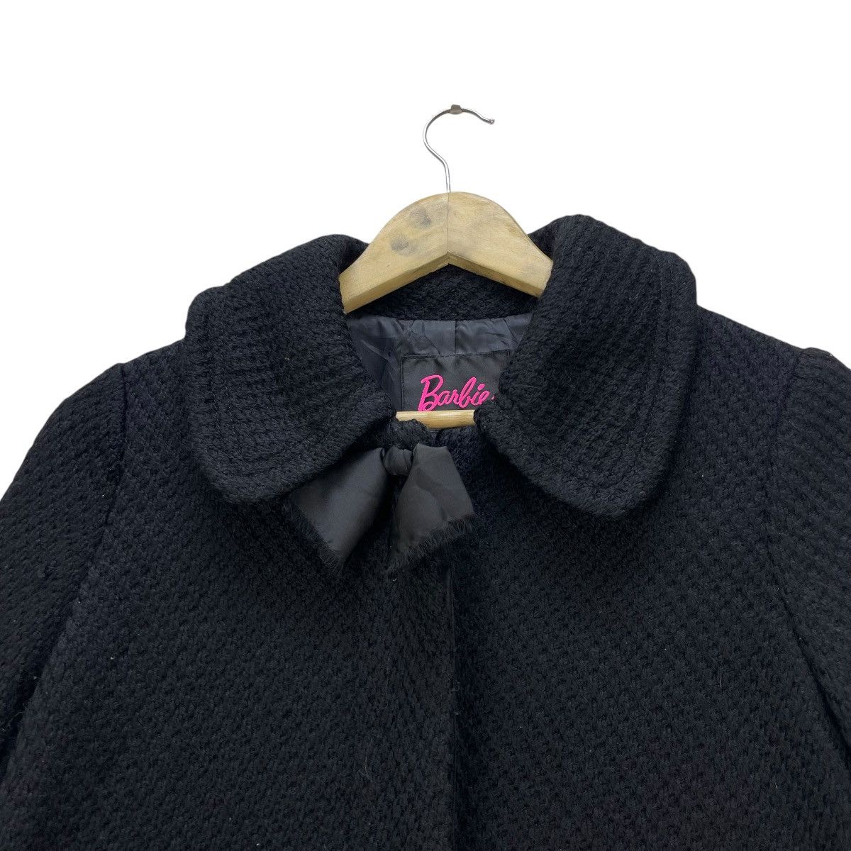 Annikki Karvinen × Aran Isles Knitwear Japanese Brand Barbie Tweed Jacket Size M / US 6-8 / IT 42-44 - 3 Thumbnail