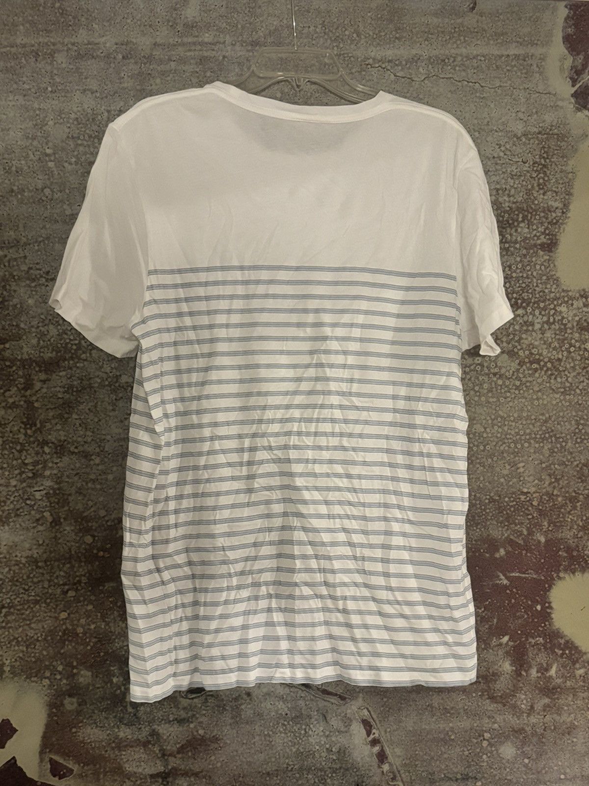 Allsaints While Allsaints T-shirt XL Blue Stripes Size US XL / EU 56 / 4 - 2 Thumbnail