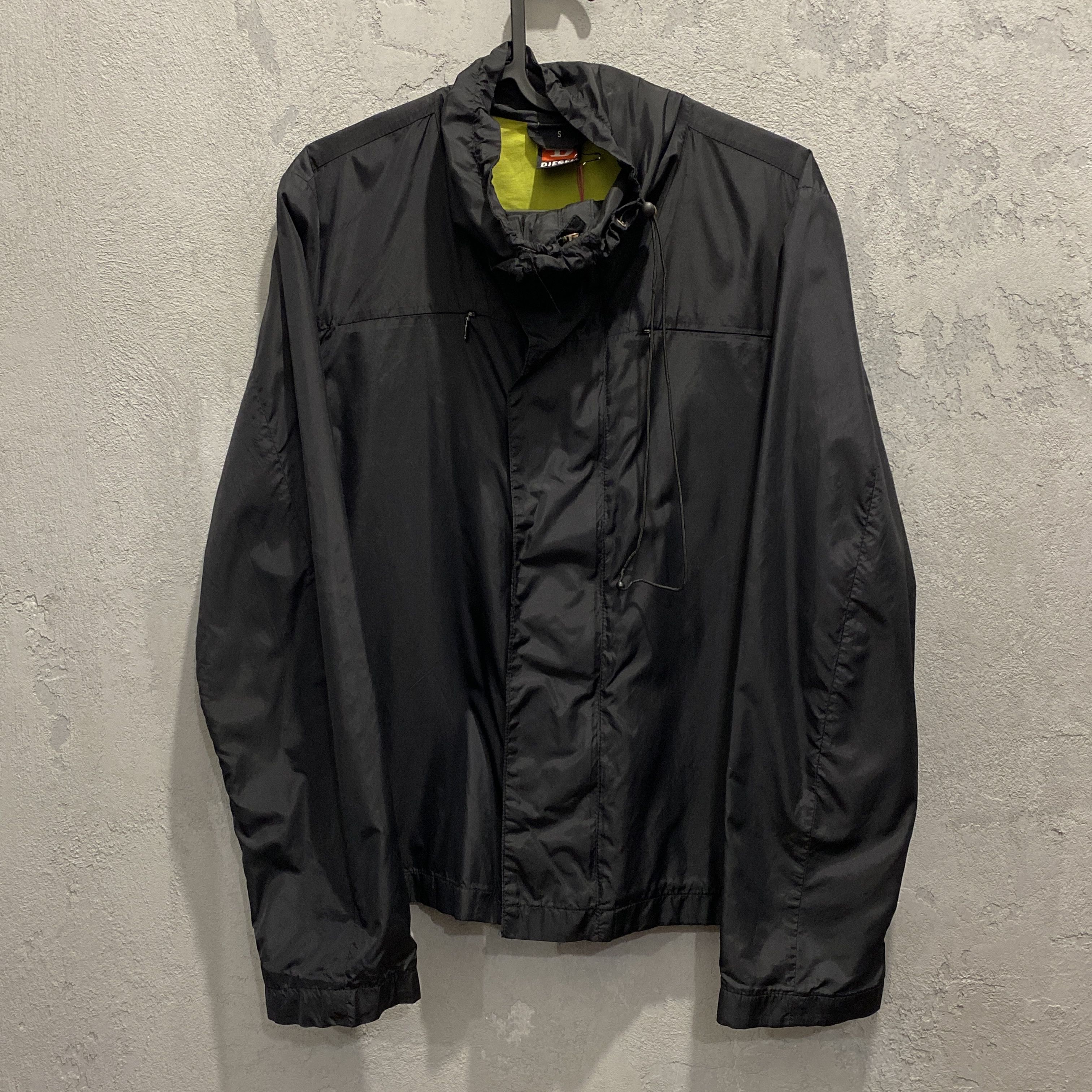 Diesel × Vintage Diesel black windbreaker - S Size S / US 4 / IT 40 - 1 Thumbnail