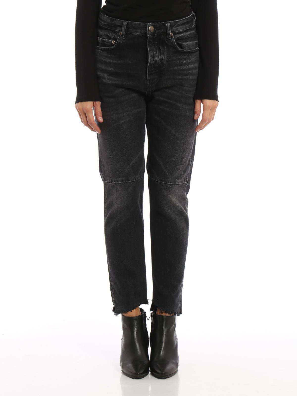 Golden Goose o1y0725 Denim Pant in Black Size 26" / US 2 / IT 38 - 2 Thumbnail