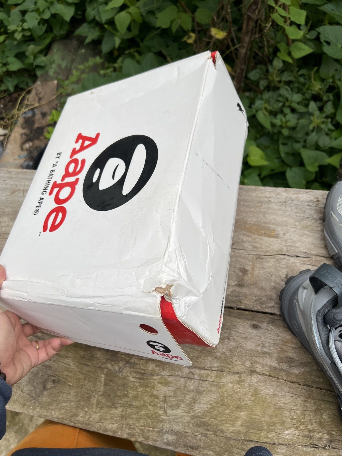Bape Aape by abathing Ape Sneaker Low Grey Size US 8.5 / EU 41-42 - 7 Thumbnail
