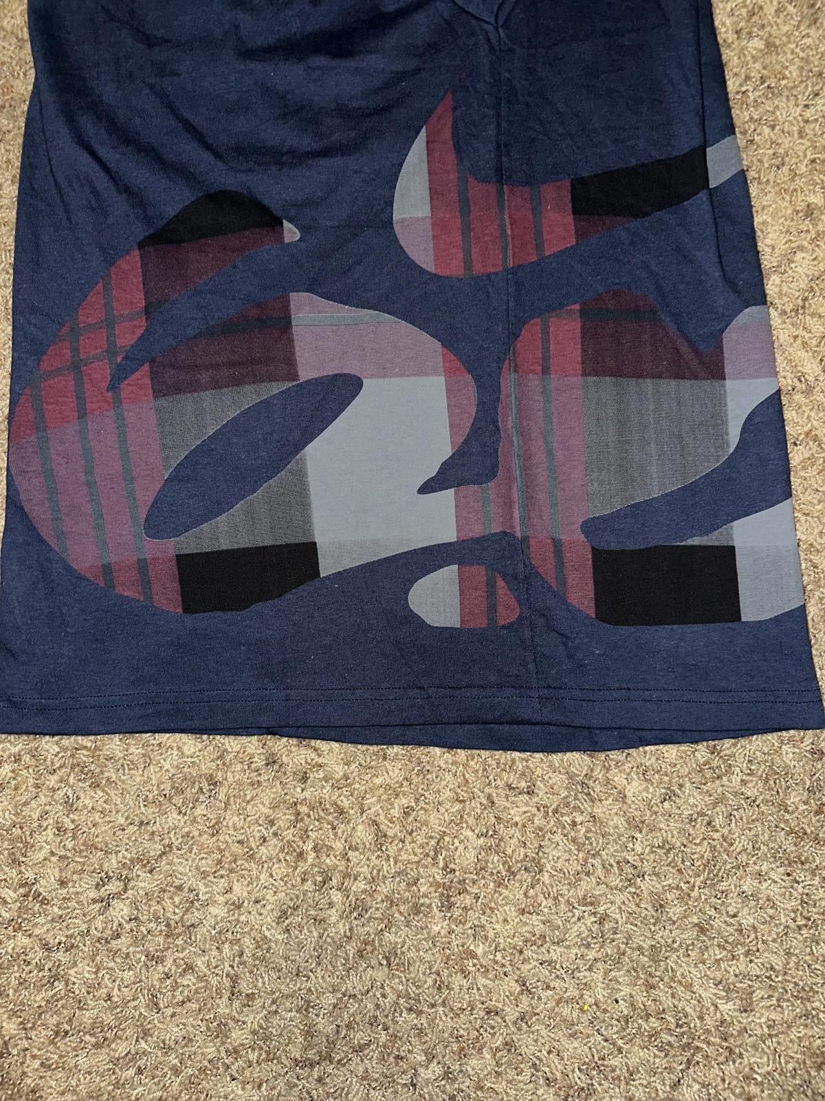 Nike Nike Men’s 6.0 Plaid Wrap Around Design Logo Navy Shirt Size US M / EU 48-50 / 2 - 2 Thumbnail