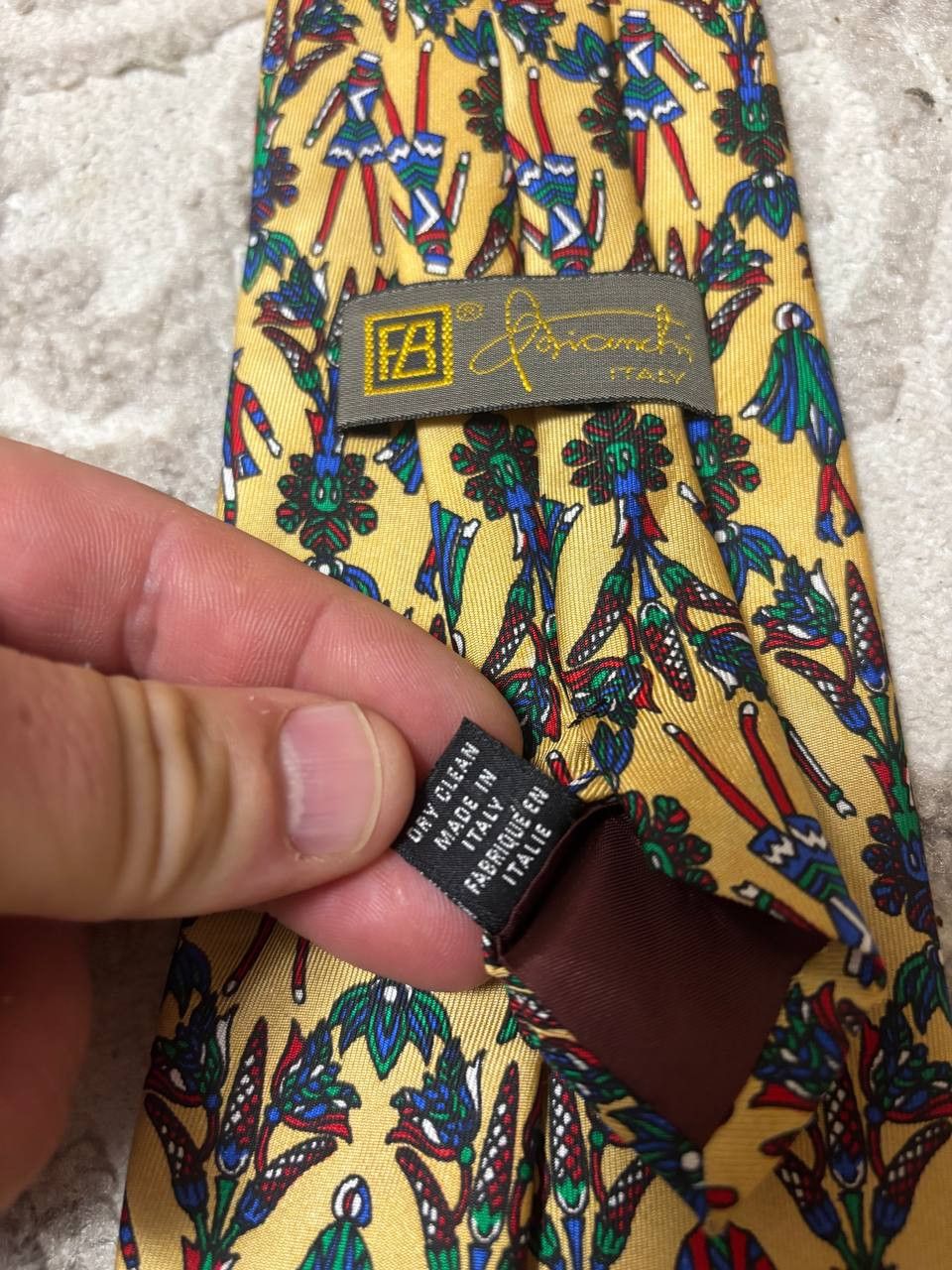 Luigi Bianchi BIANCHI VINTAGE SILK TIE MADE IN ITALY Size ONE SIZE - 6 Thumbnail
