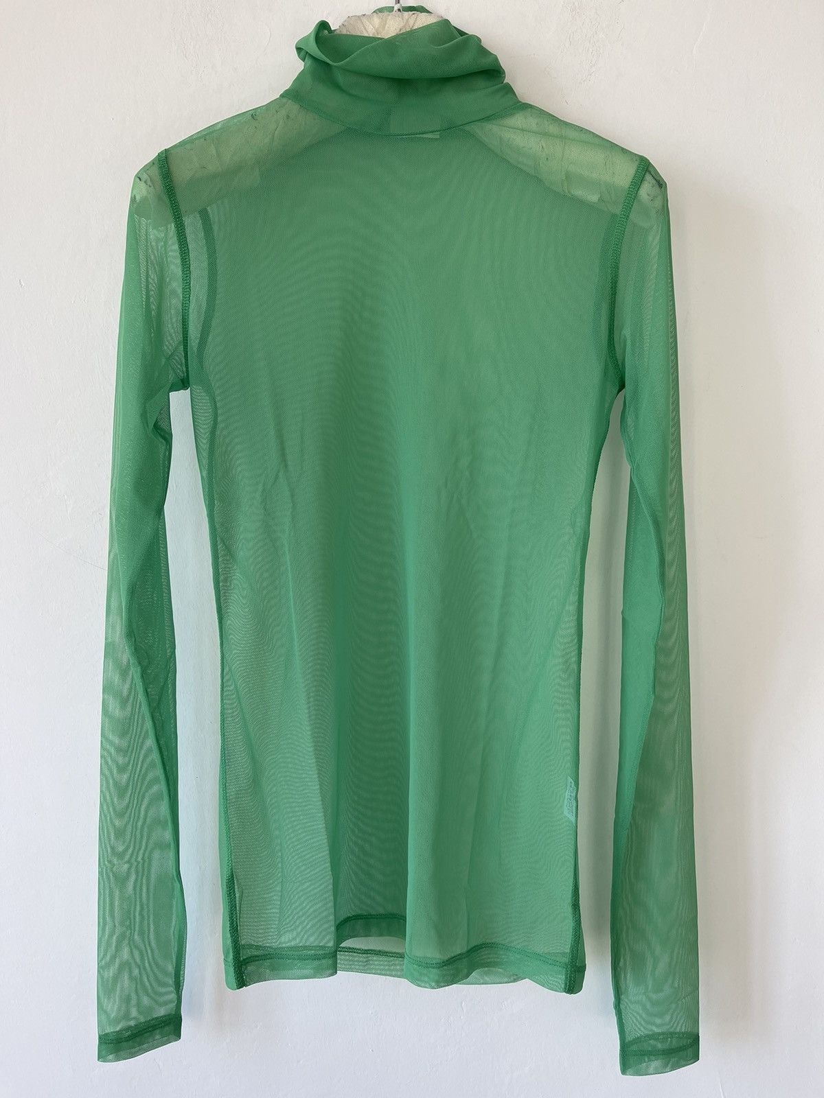 Dries Van Noten WMNS Stretch-Mesh Turtleneck Top Size S / US 4 / IT 40 - 2 Thumbnail