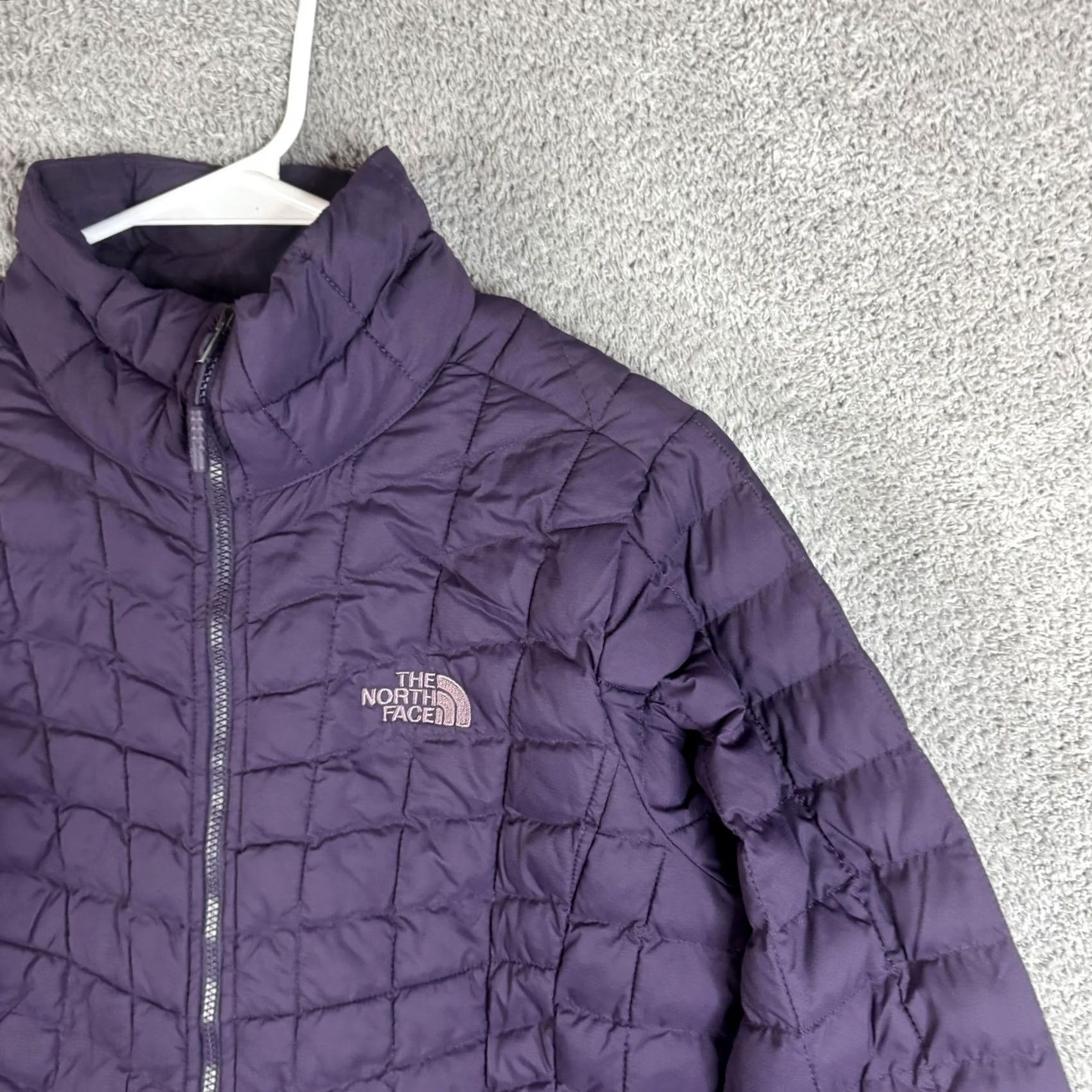The North Face The North Face ThermoBall Jacket Womens Small Purple Quilted Full Zip Insulated Size S / US 4 / IT 40 - 4 Thumbnail