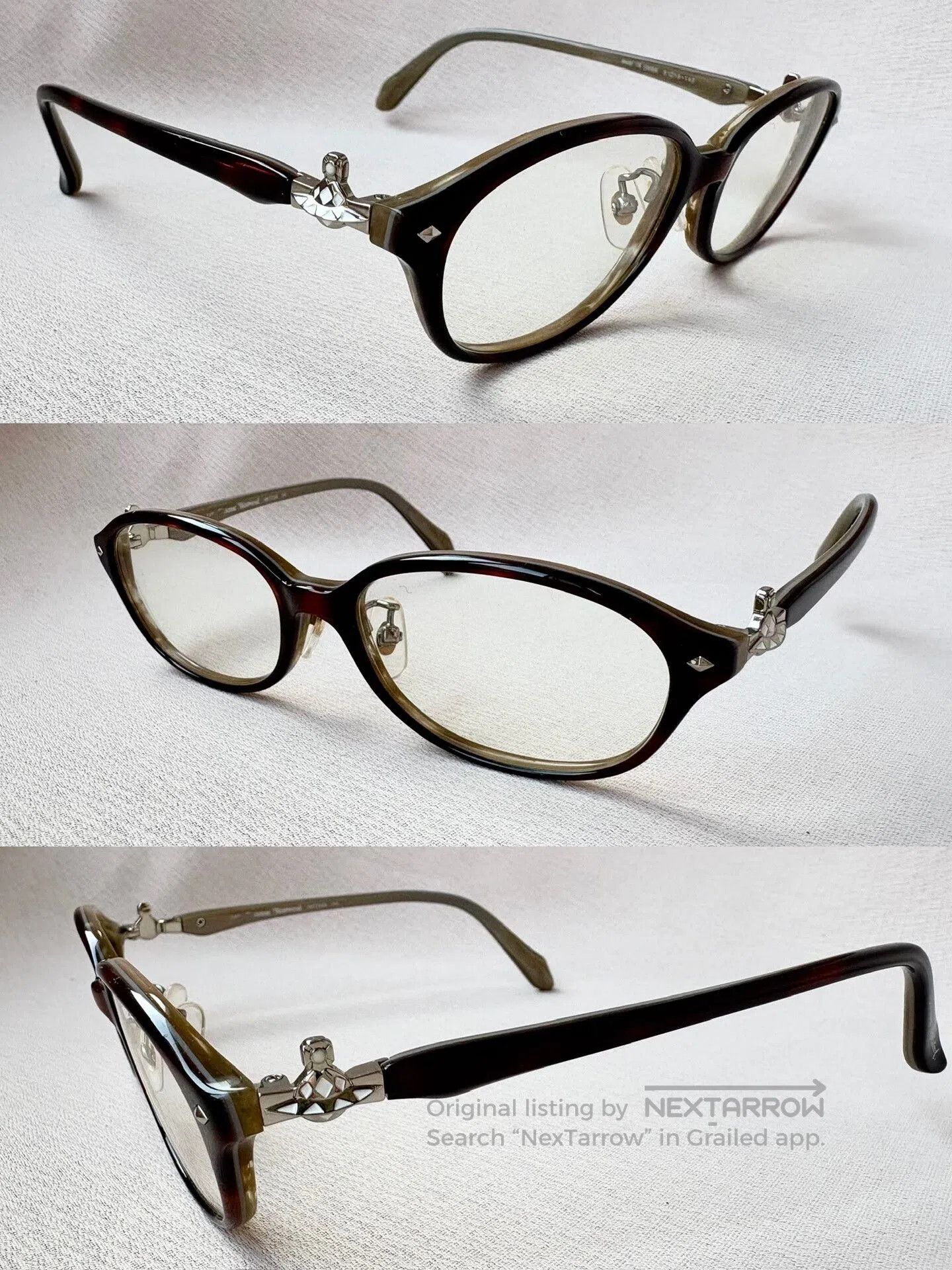 Vivienne Westwood Vivienne Westwood 3D Saturn Tortoiseshell Vintage Glasses. Size ONE SIZE - 1 Thumbnail