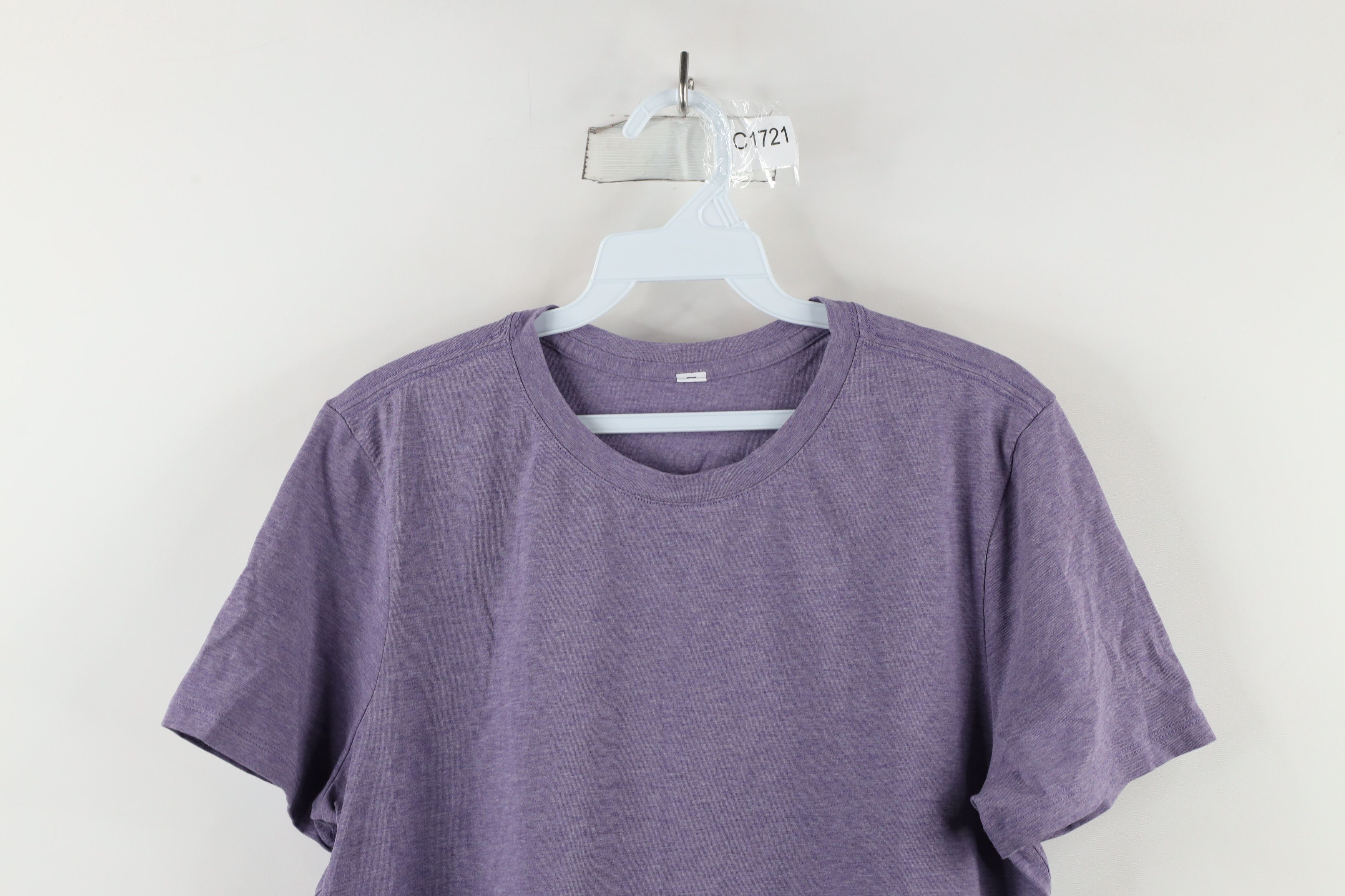 Lululemon × Vintage Lululemon Yoga Blank Short Sleeve T-Shirt Heather Purple Size M / US 6-8 / IT 42-44 - 2 Thumbnail