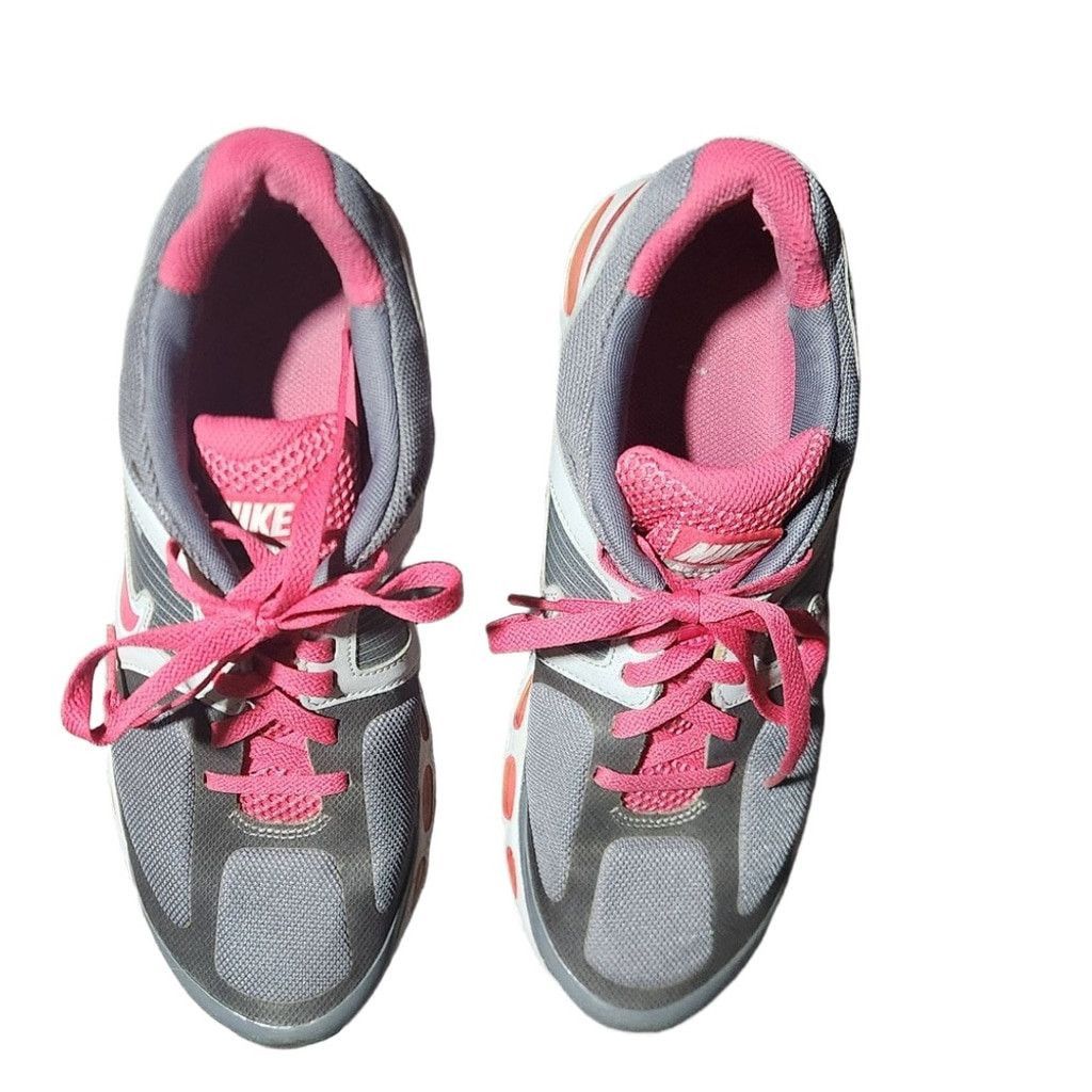 Nike Nike Womens Gray Pink Mesh Flywire Sneakers Size US 10 Size US 10 / IT 40 - 5 Thumbnail