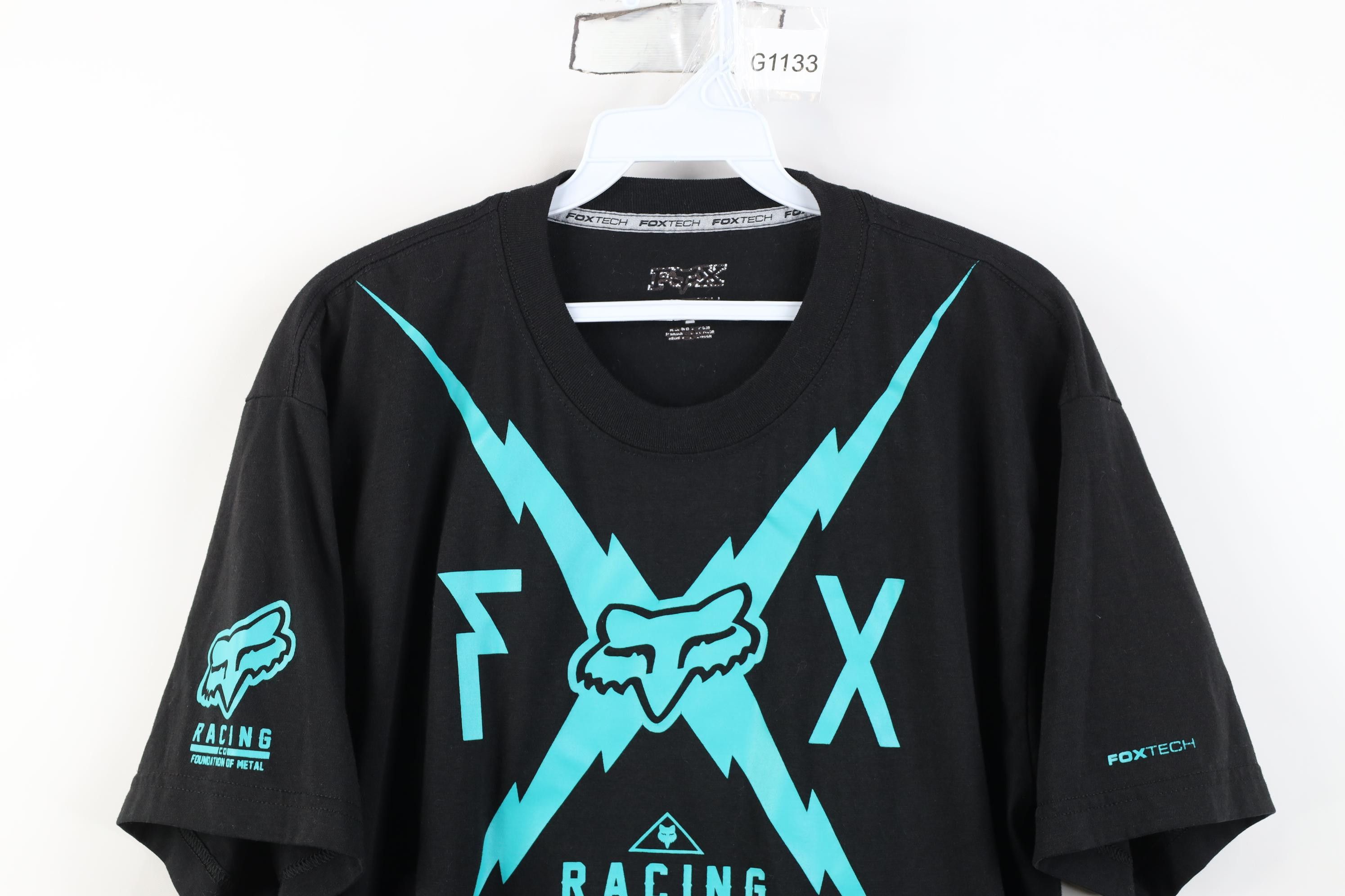 Fox Racing Y2K Fox Racing Lightning Tech Short Sleeve T-Shirt Black Size US L / EU 52-54 / 3 - 2 Thumbnail