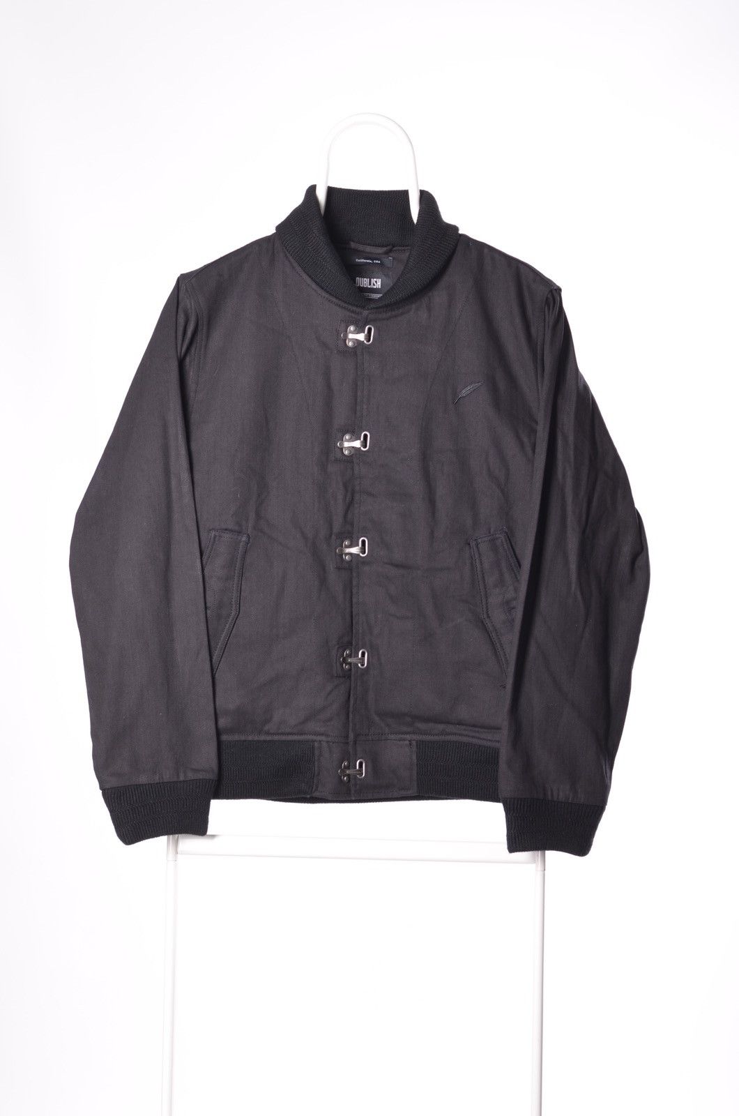 Publish Publish Brand Design black Canvas Bomber Jacket Japan Style Size US L / EU 52-54 / 3 - 1 Thumbnail