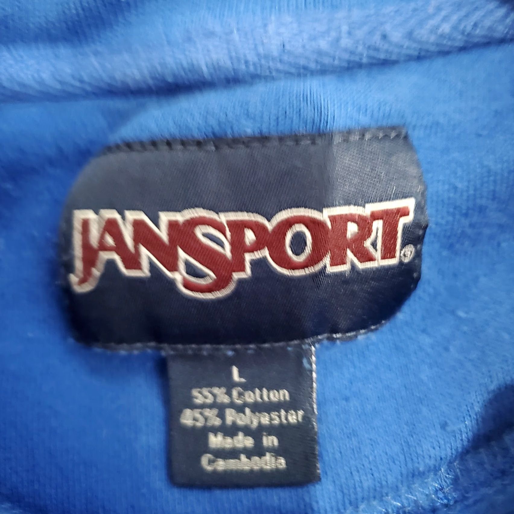 Jansport VINTAGE TSU Sweatshirt Men L Blue Crewneck JanSport Tigers Embroidered University Size US L / EU 52-54 / 3 - 5 Thumbnail