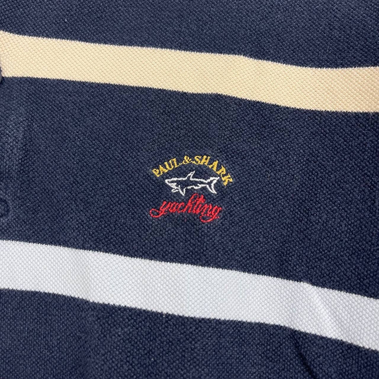 Paul & Shark Paul & Shark Yachting Striped Rugby Polo Shirt Made In Italy Size US M / EU 48-50 / 2 - 6 Thumbnail