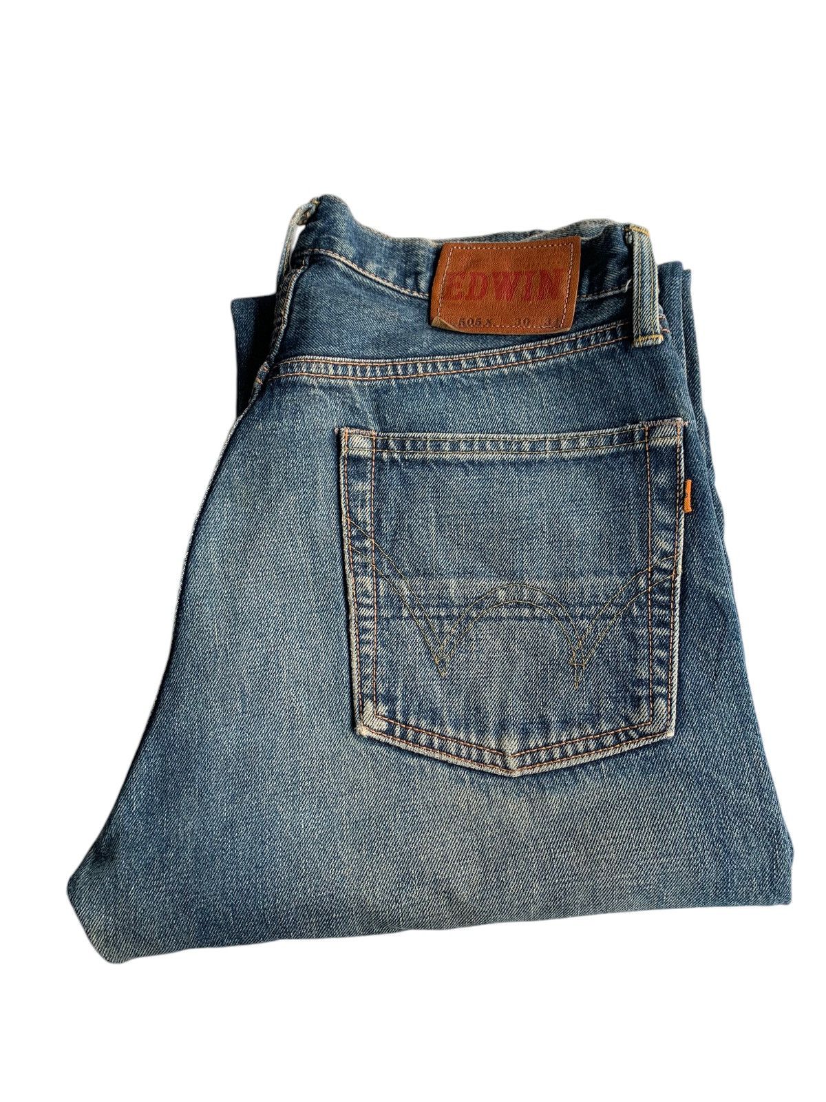Japanese Brand × Kapital × Vintage Vintage Edwin 505X Mudwash Selvedge Distressed Denim Size US 29 - 6 Thumbnail