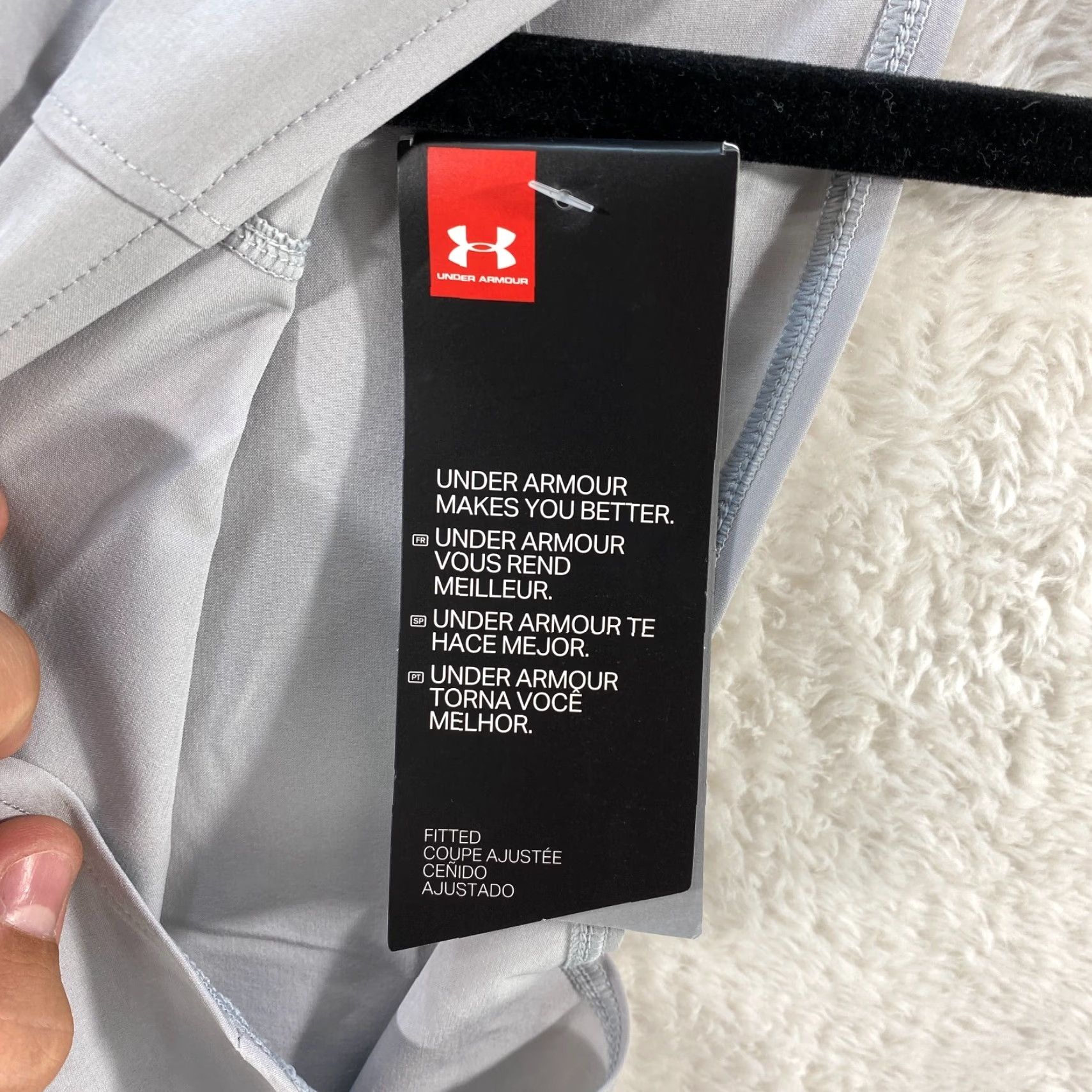 Under Armour VINTAGE Under Armour Vanish Hybrid 1327655-011 Full Zip Silver Gray Vest Small Men Jacket XS? Size US S / EU 44-46 / 1 - 5 Thumbnail