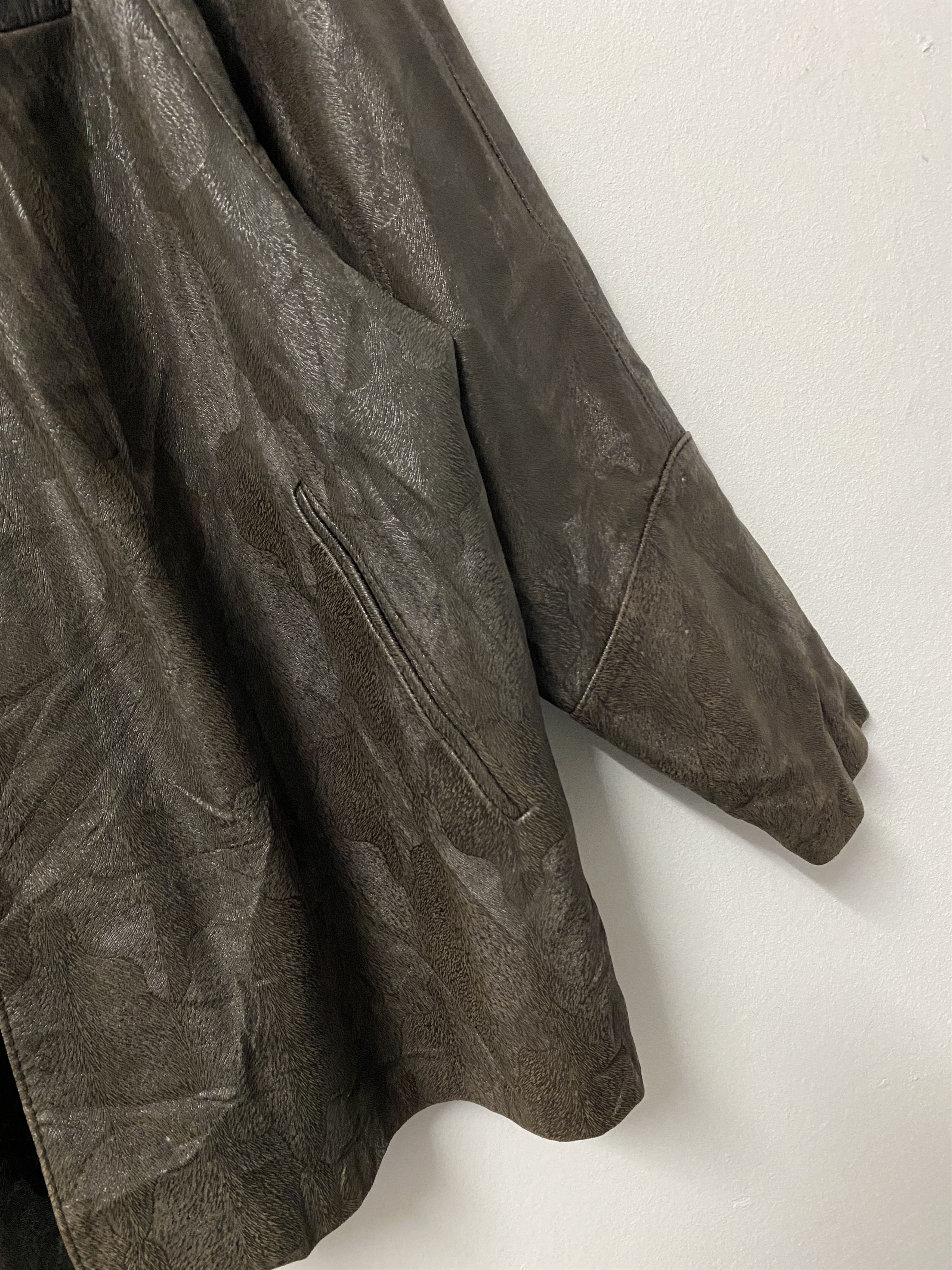 Dita Dita Martin Design Cuir Real Leather Buttonless Jacket Size US M / EU 48-50 / 2 - 7 Thumbnail