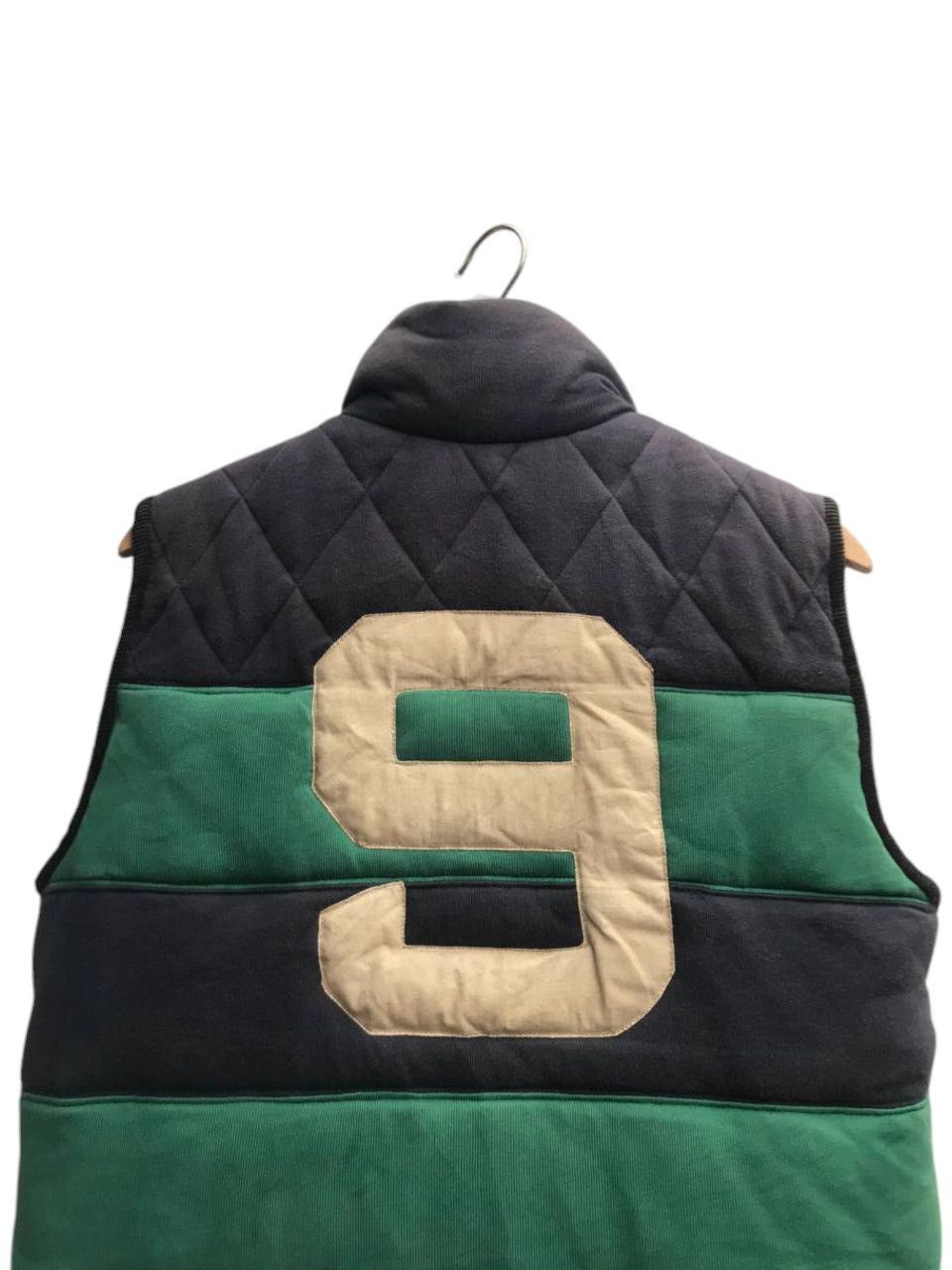 Tommy Hilfiger × Vintage Tommy Hilfiger Striped Numbering 9 Cotton Down Vest Size US M / EU 48-50 / 2 - 4 Thumbnail