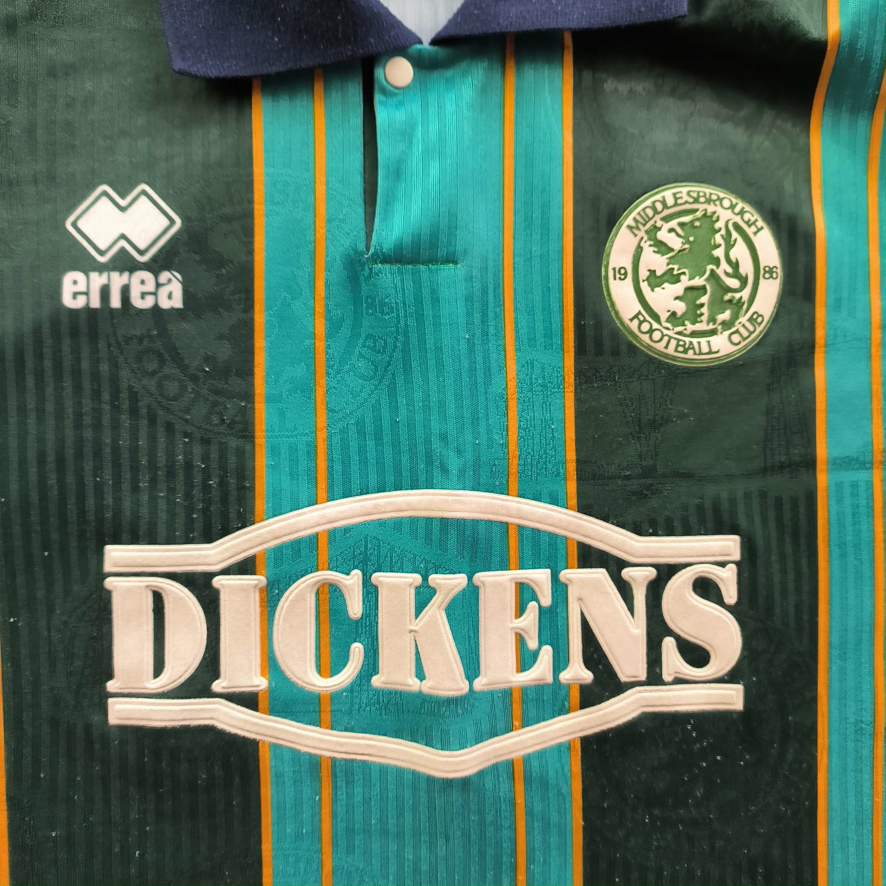Errea Middlesbrough 1994-95 Errea away football jersey size M Size US M / EU 48-50 / 2 - 4 Thumbnail