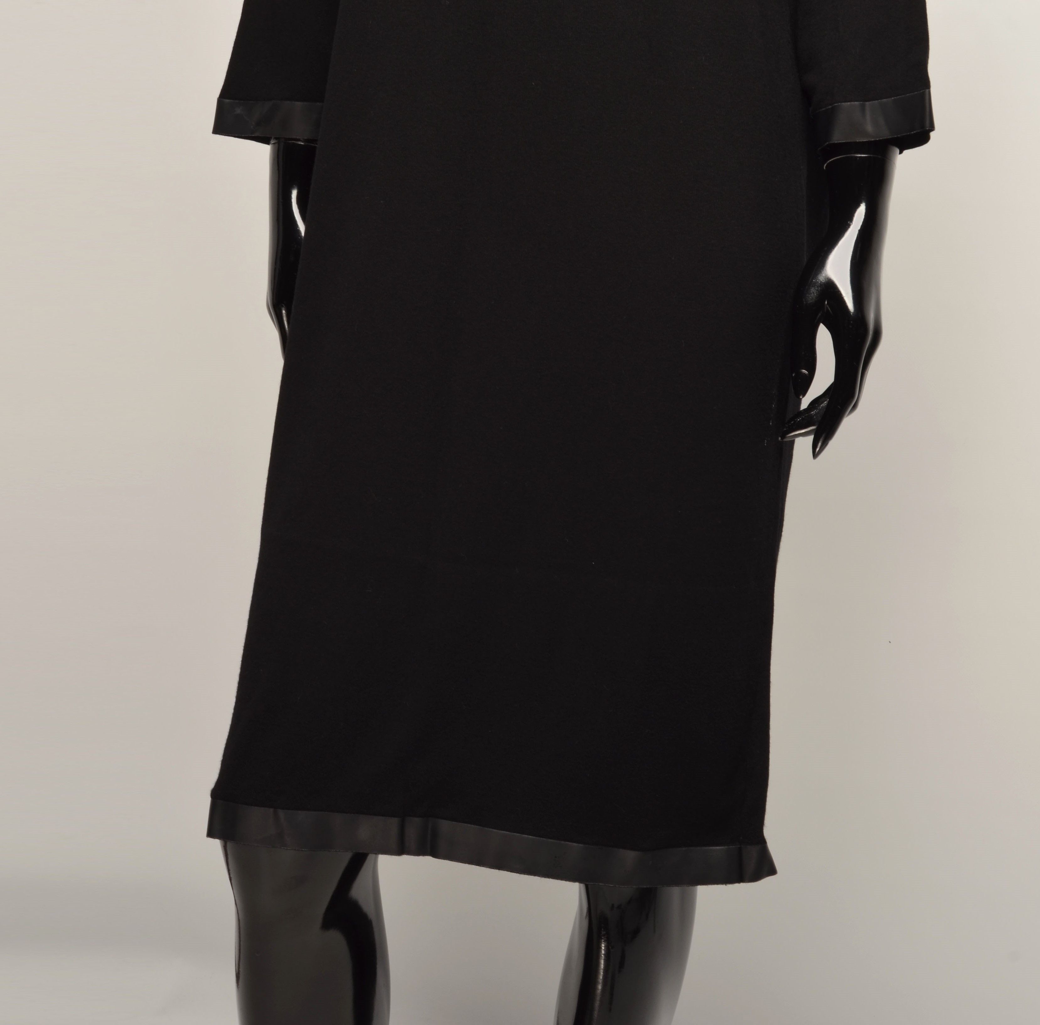 Max Mara × Weekend Max Mara Weekend Max Mara Oversized Black 3/4 Sleeve Dress Size S / US 4 / IT 40 - 3 Thumbnail