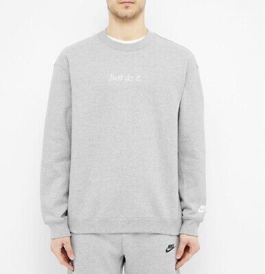 Nike Nike Logo Embroidered Round Neck Pullover light grey CD041 Size US S / EU 44-46 / 1 - 2 Thumbnail