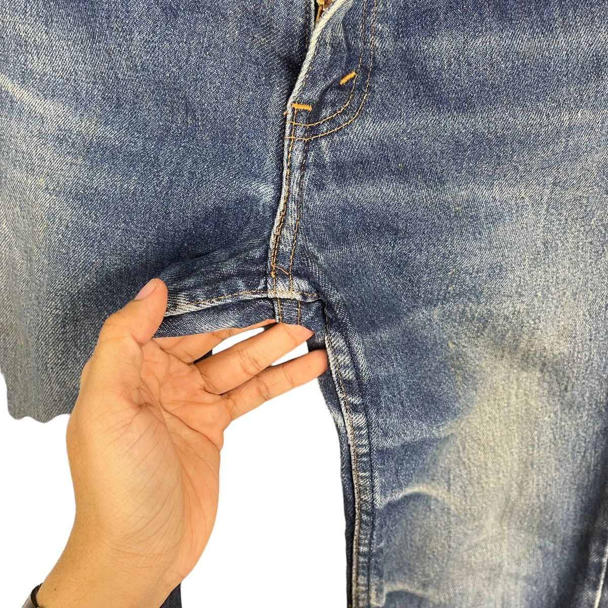 Levi's Levis Faded Blue Denim Jeans Size US 28 / EU 44 - 11 Thumbnail