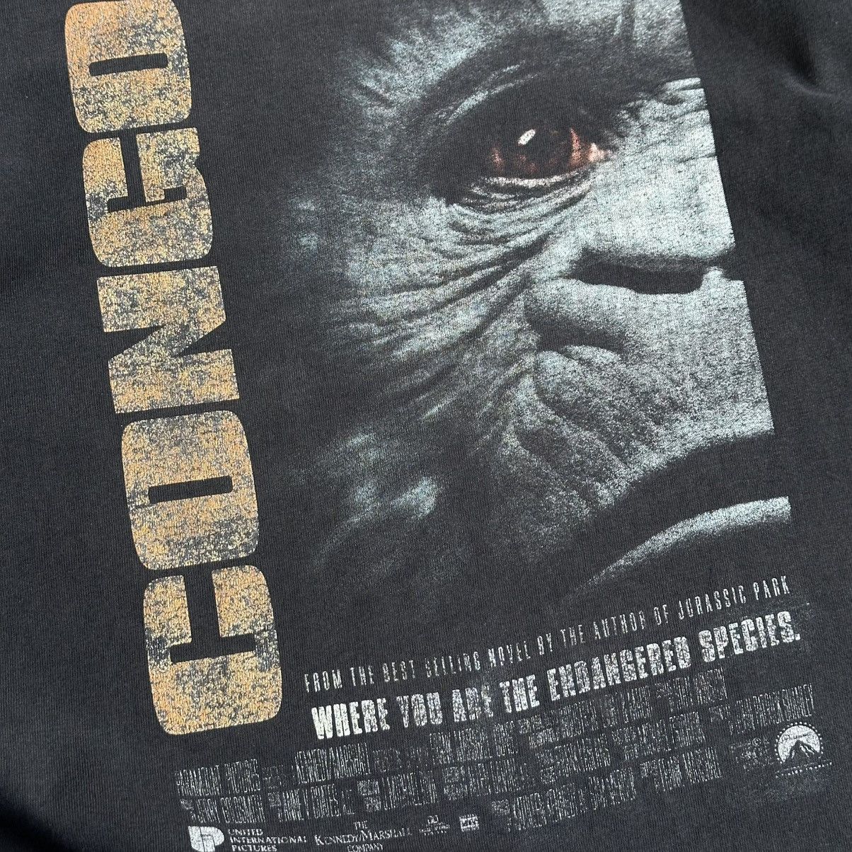 Vintage Vintage 90s CONGO Graphic Promo Movie Tee Single Stitch Size US XL / EU 56 / 4 - 3 Thumbnail
